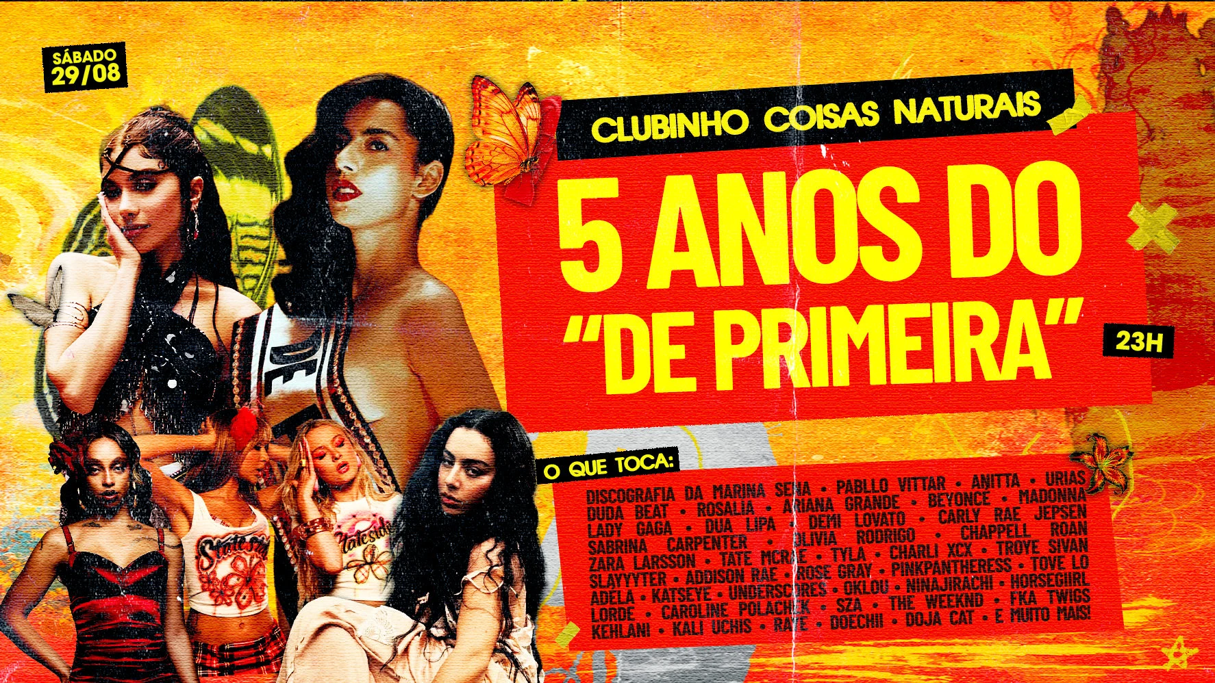 Clubinho: Coisas Naturais & 5 Anos Do “De Primeira”