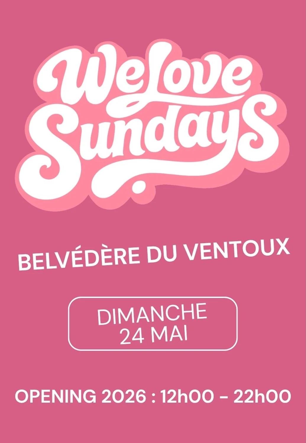 We Love Sundays - Opening