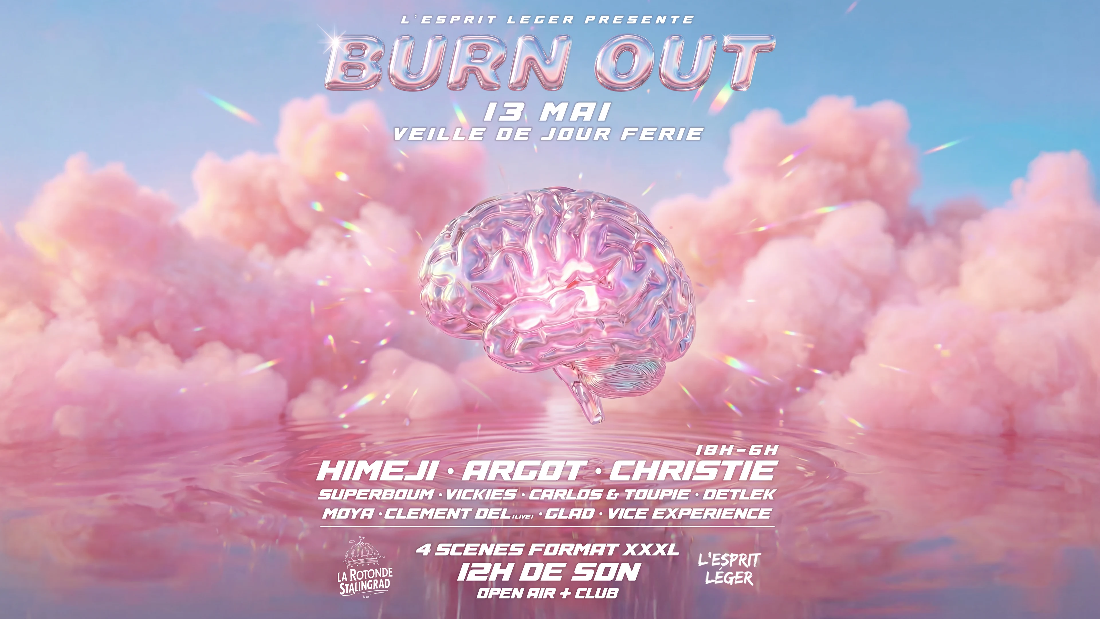 Burn Out | Open Air + Club - 4 Scènes