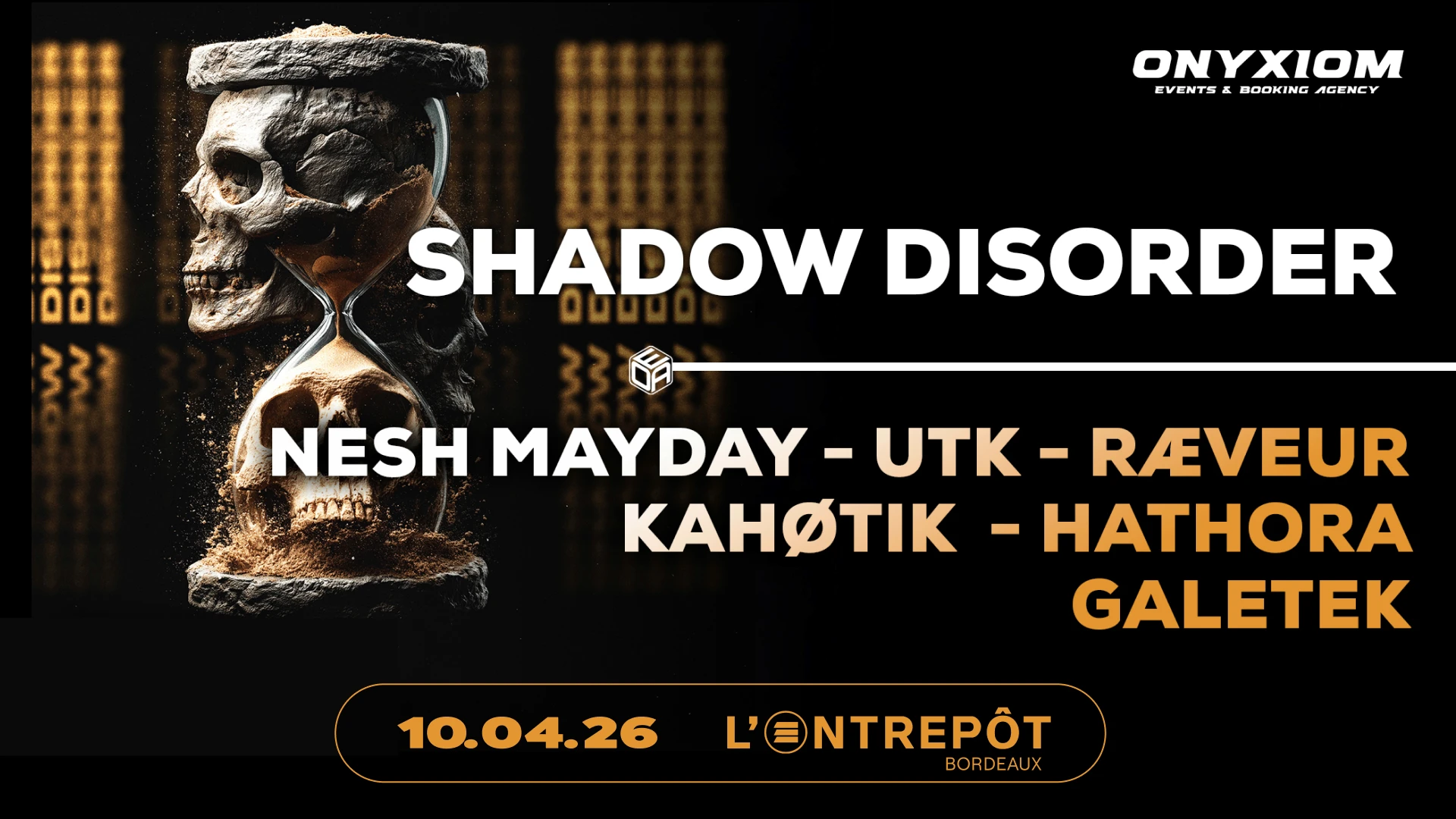 Shadow Disorder - W/ Nesh Mayday, Utk, Galetek & More