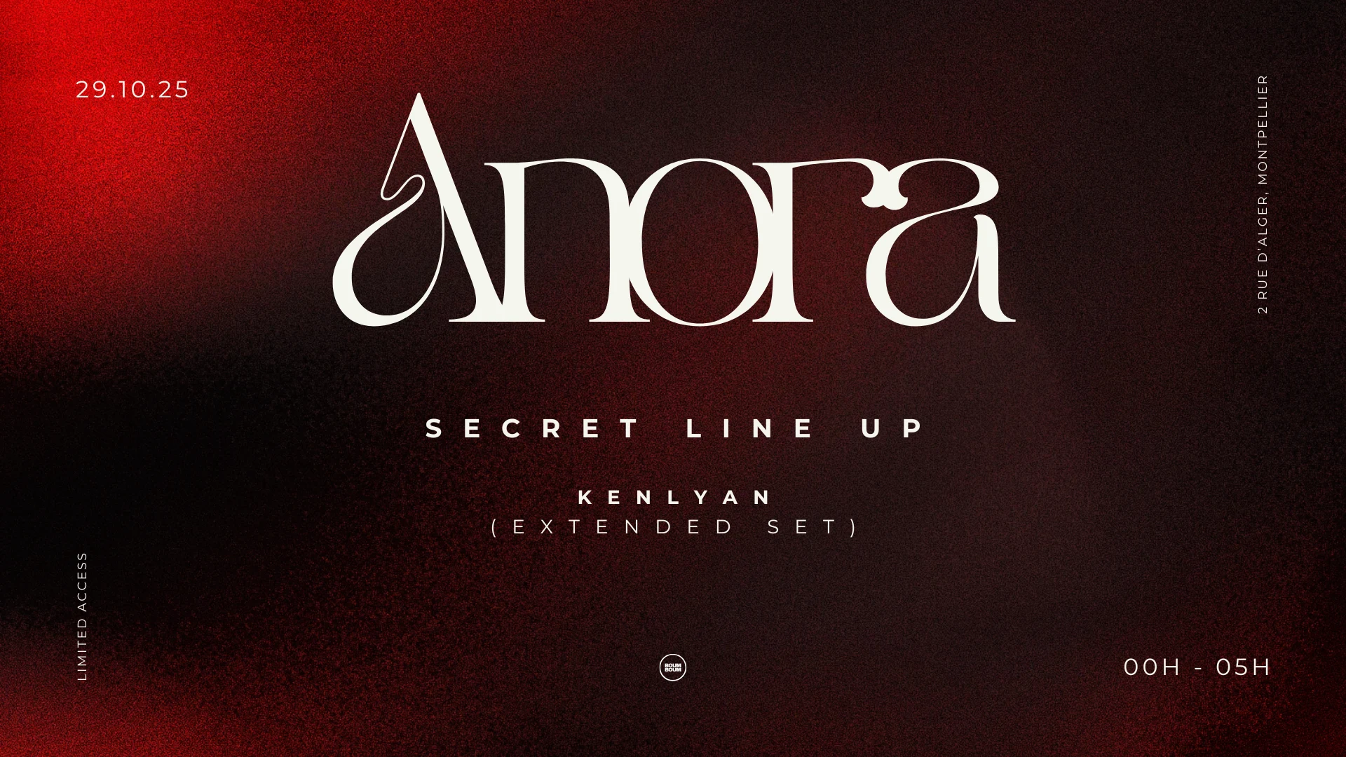 Anora : Secret Line Up