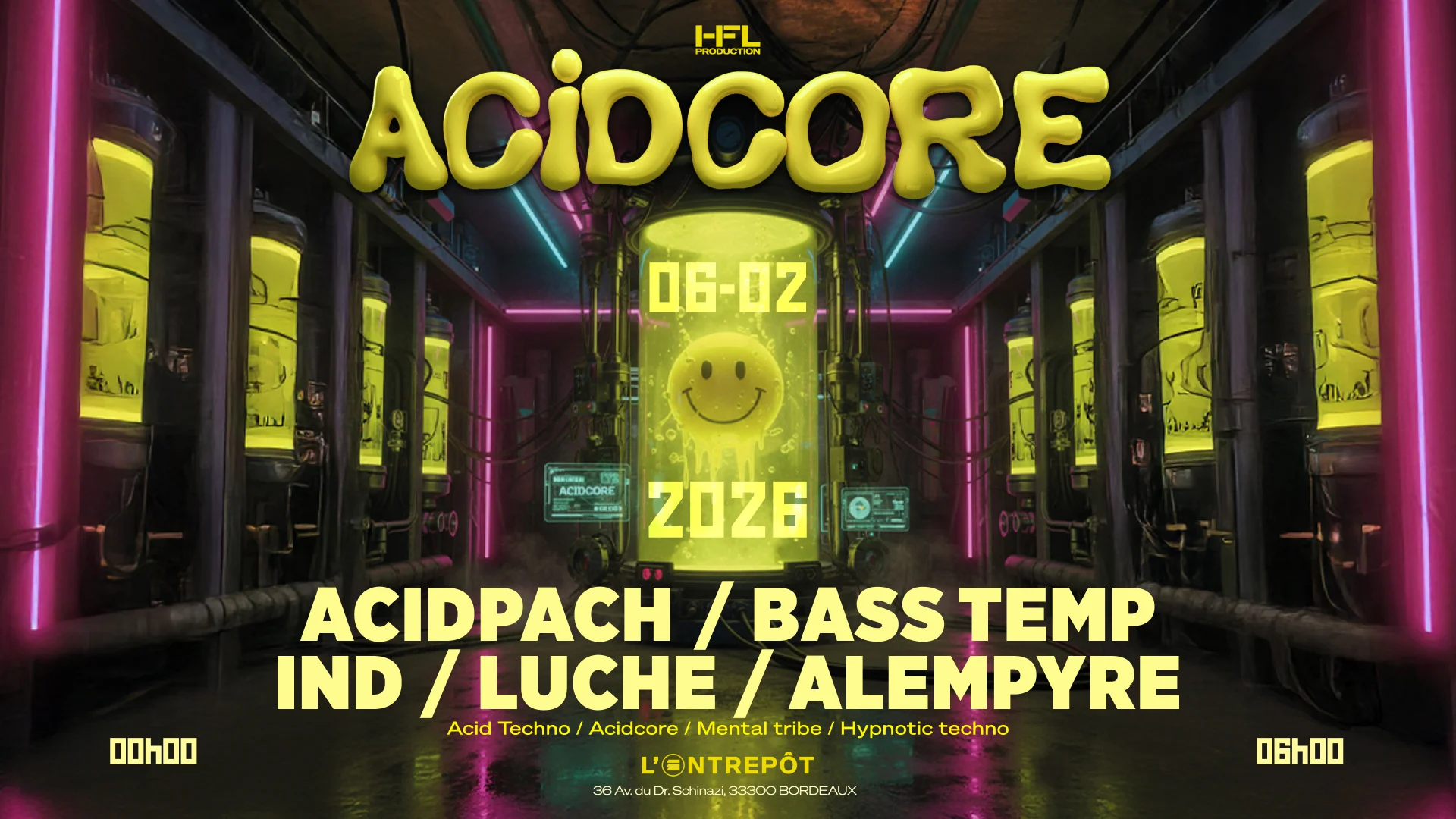 Acidcore // Acidpach - Bass Temp - Ind - Luche - Alempyre