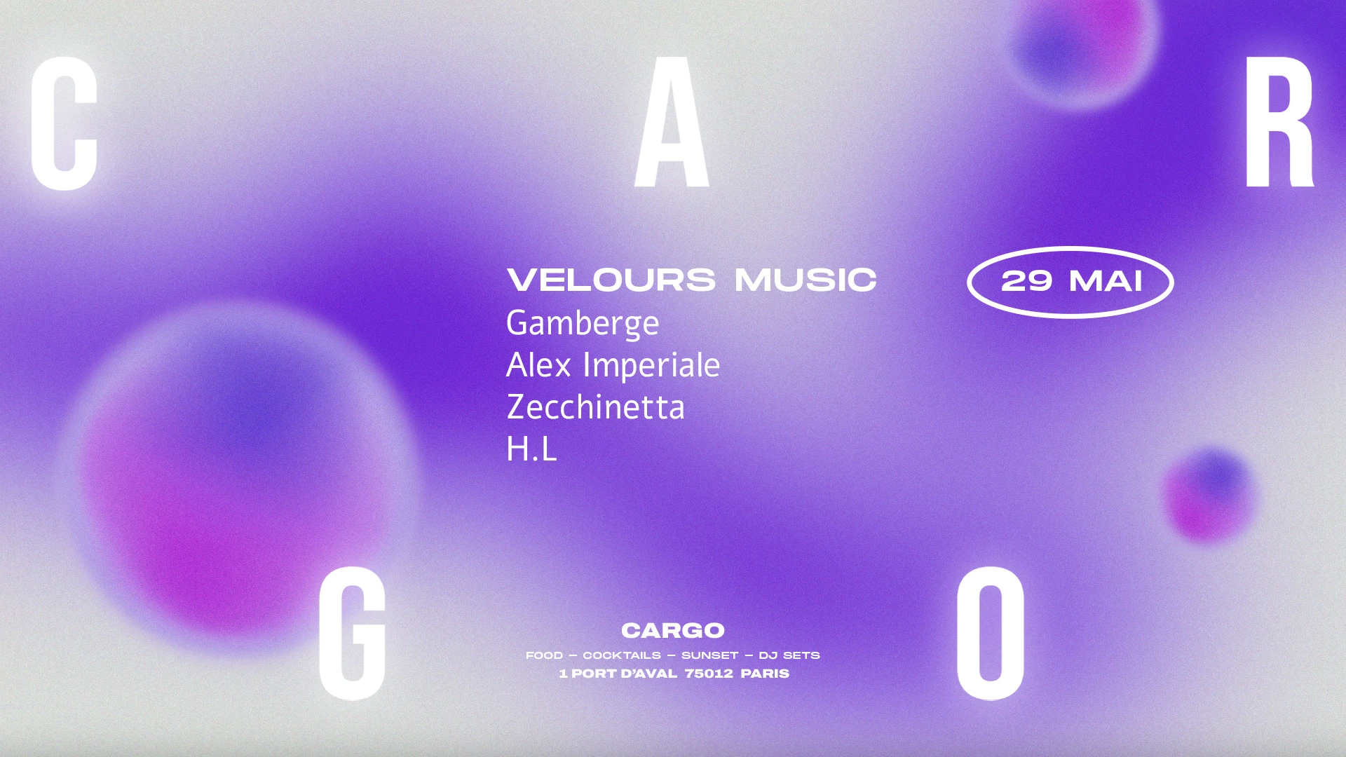 Cargo | Velours Music