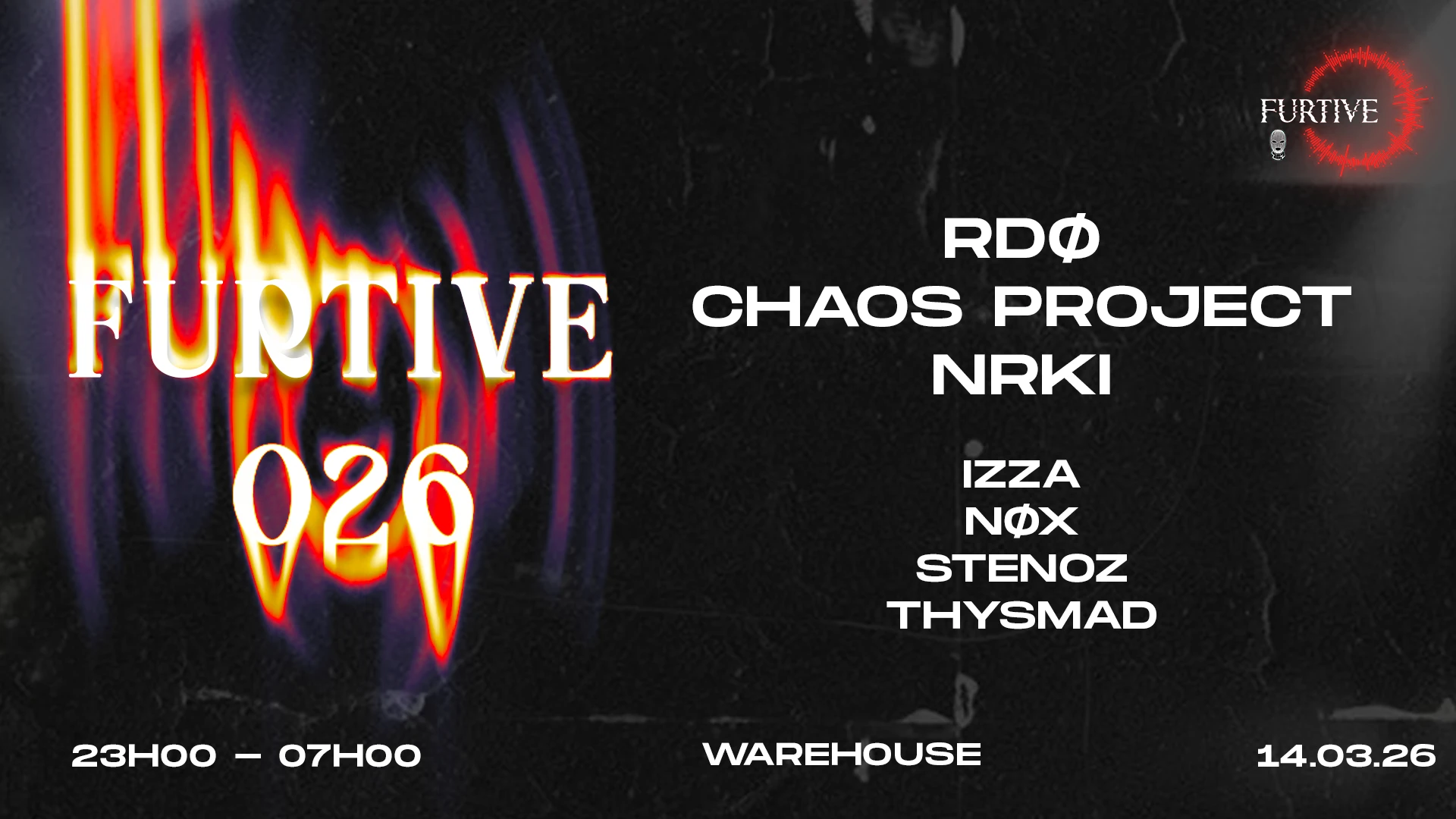 [Sold Out] Furtive 26 - Warehouse