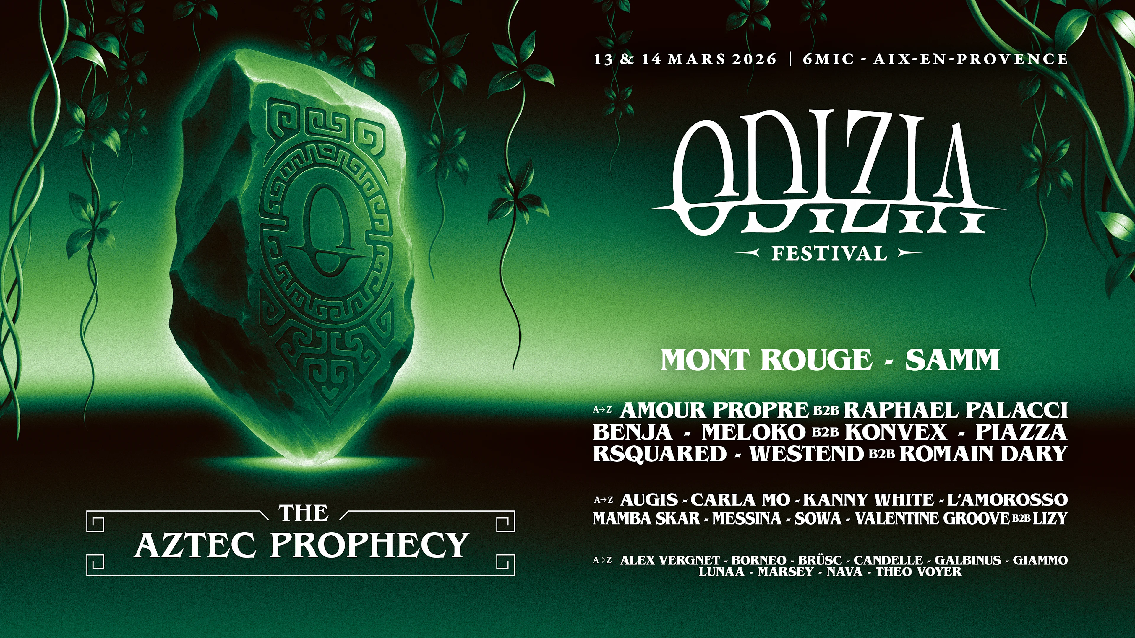 Odizia Festival : The Aztec Prophecy | 6mic | Aix-En-Pce