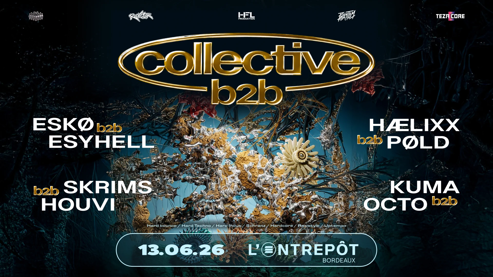 Collective B2b // Cluster - Rockstar - Phantom - Tezaccore