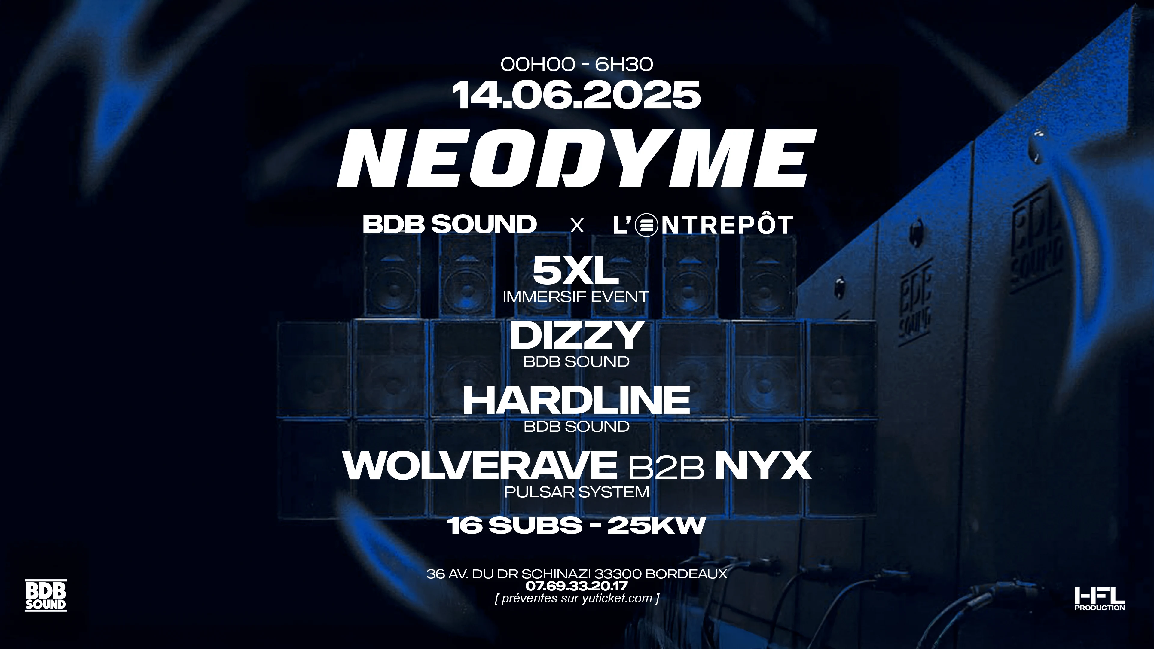 Neodyme  W/ 5xl / Dizzy / Hardline / Wolverave B2b Nyx