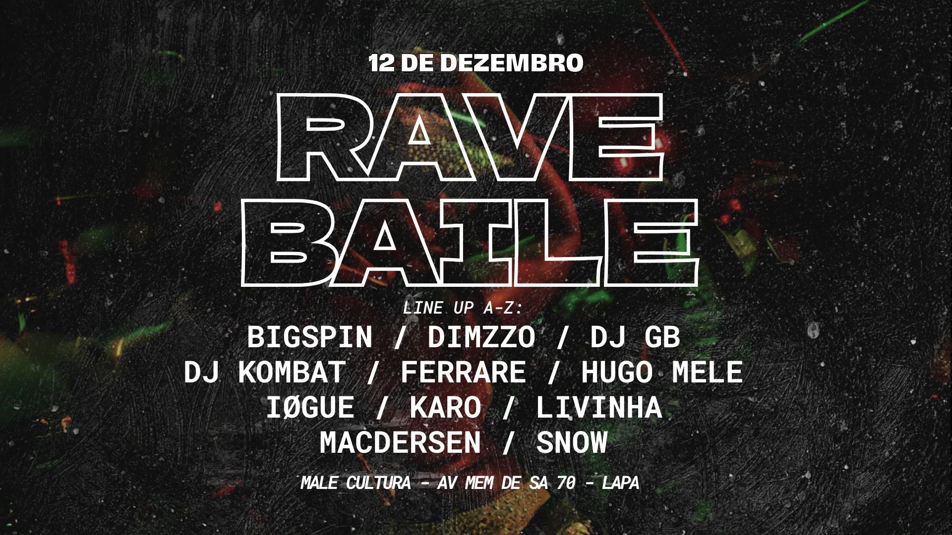 Rave Baile - Electronic Fusion X Spice Party Na Lapa