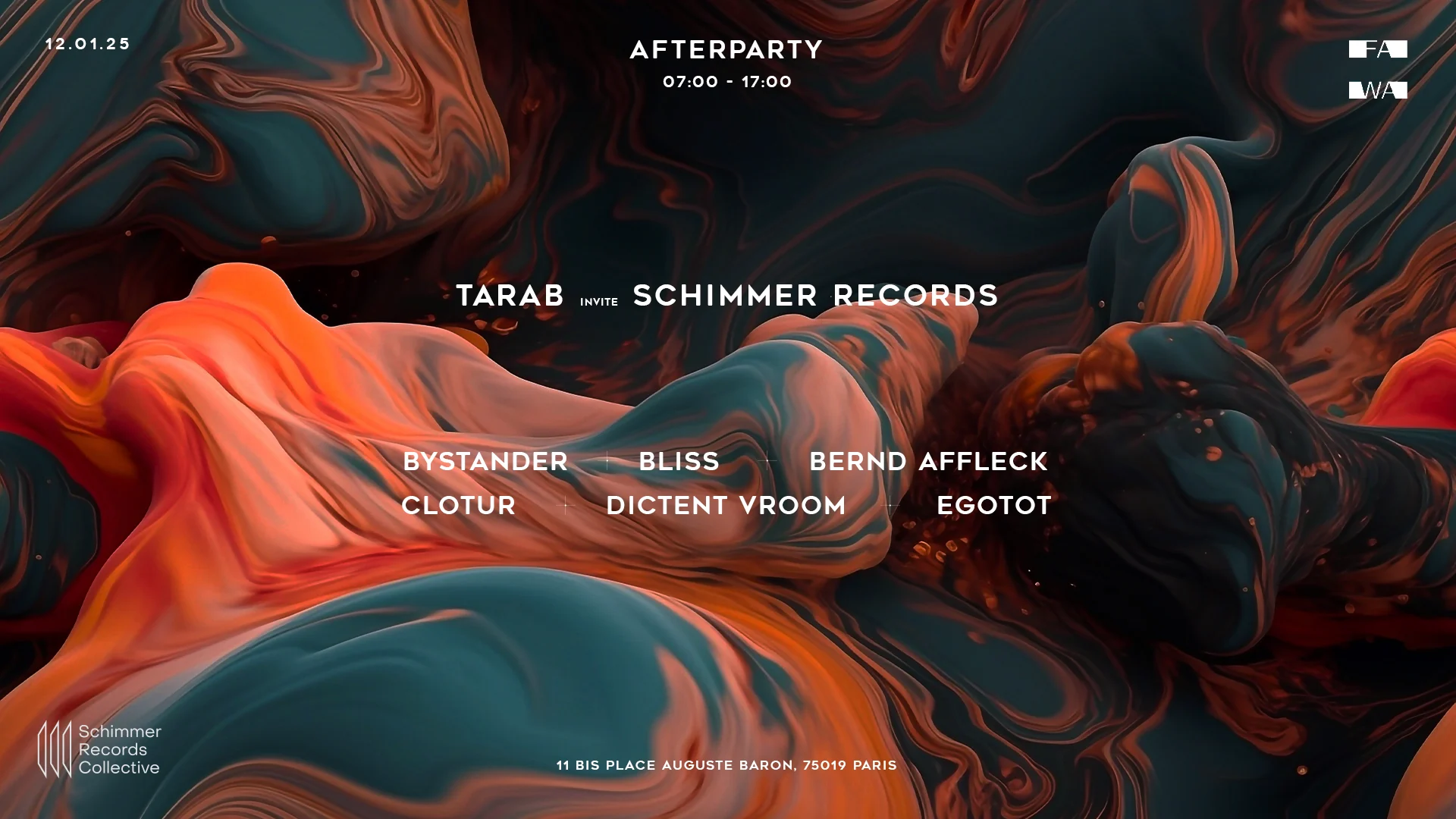 Tarab Invite Schimmer Records @Fawa