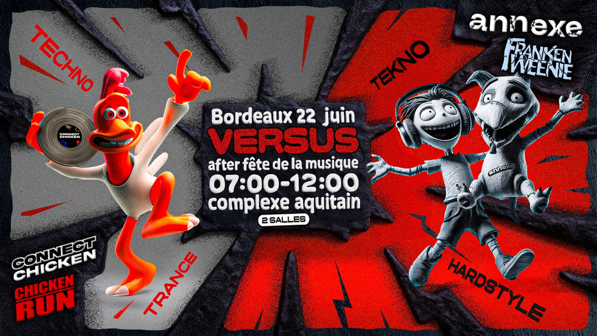 After Complexe Aquitain - Connect Chicken Versus Annexe