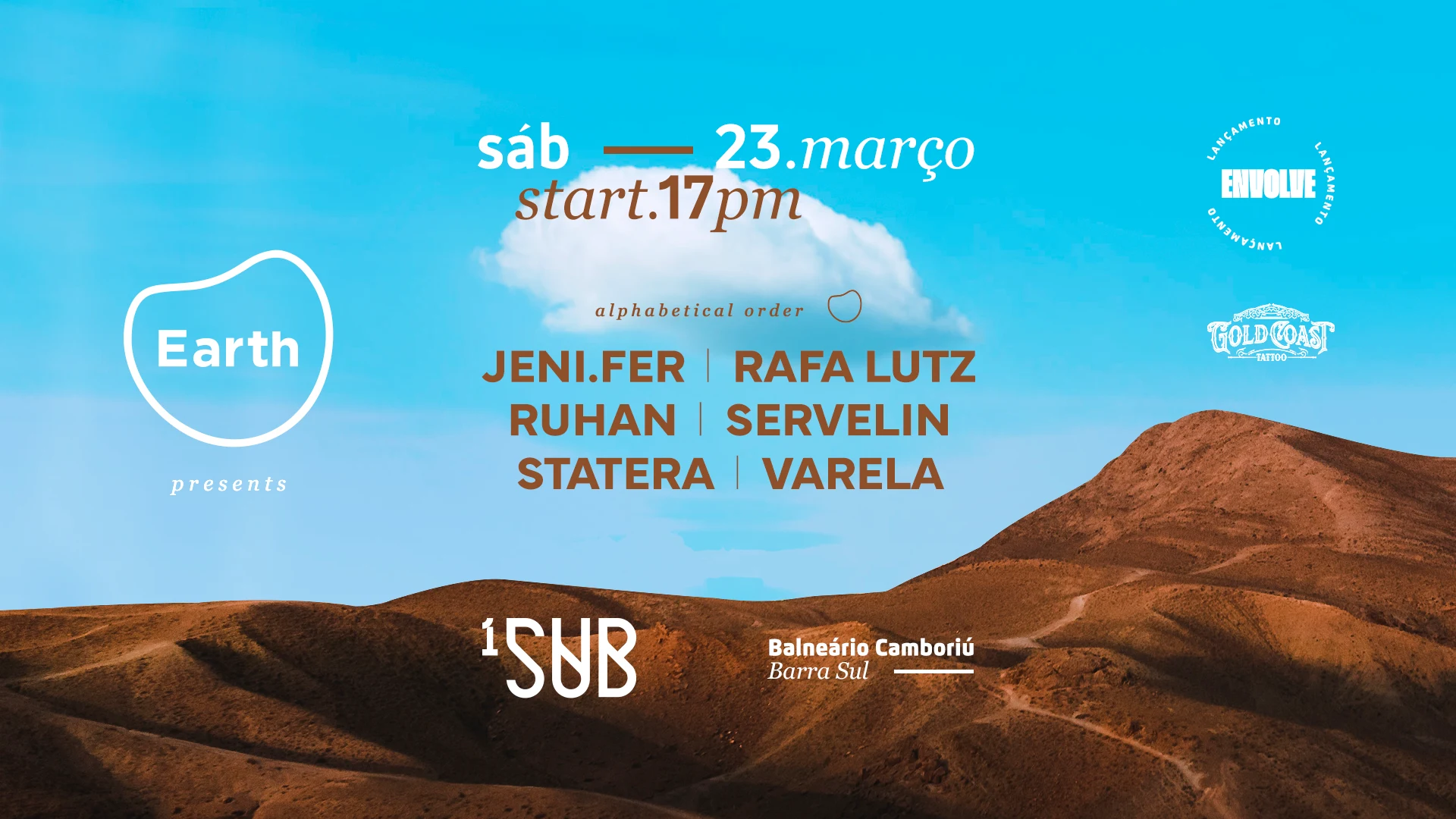 Earth X Envolve / 23 March / At 1 Suburbio