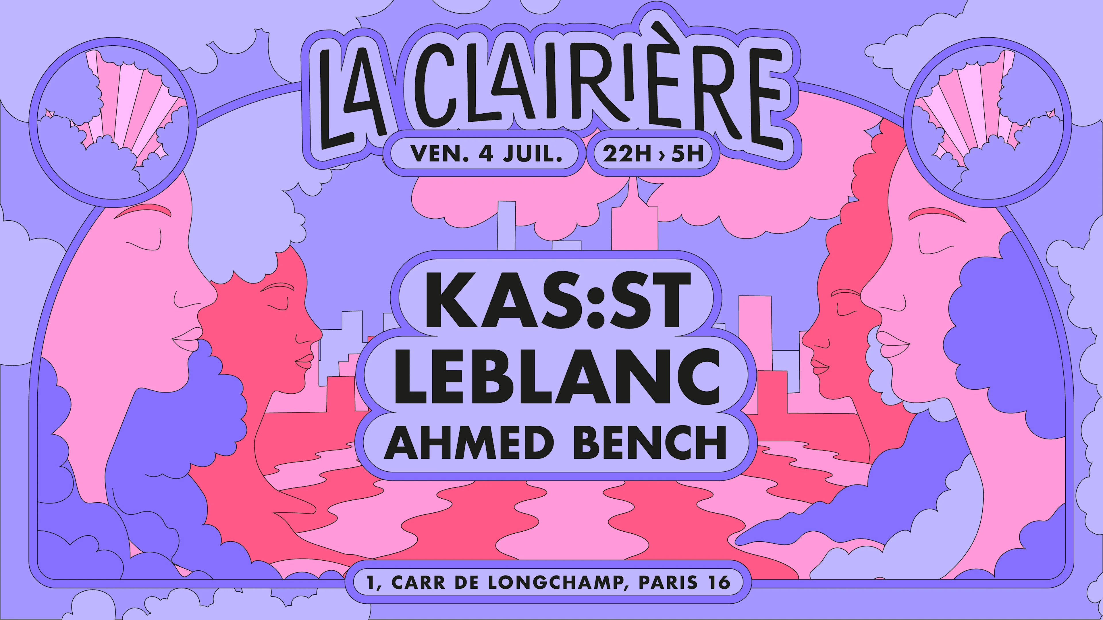 La Clairière : Kas:St, Leblanc, Ahmed Bench
