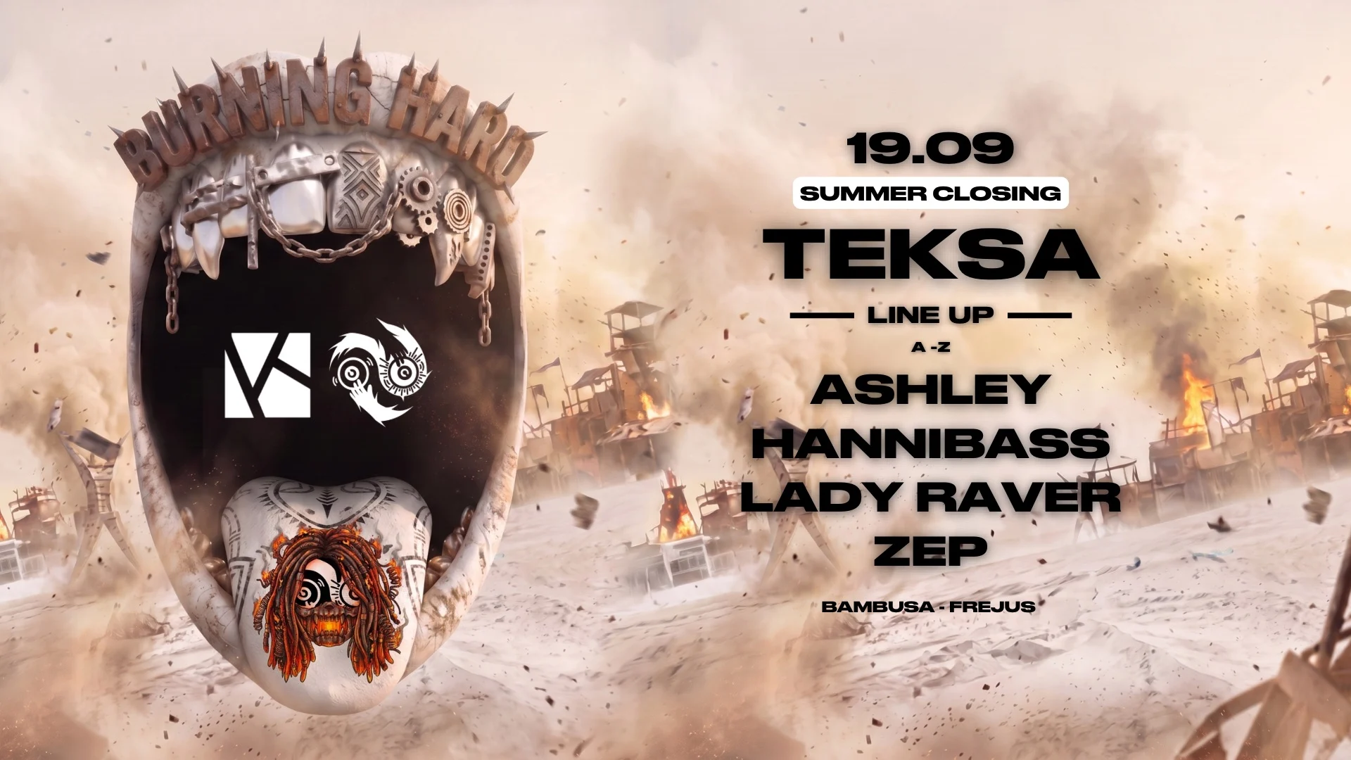 Burning Hard : Teksa, Hannibass - Summer Closing