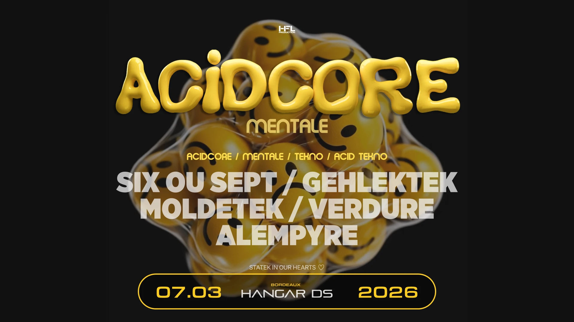 Acidcore Mentale // Six Ou Sept - Gehlektek - Moldetek - ...