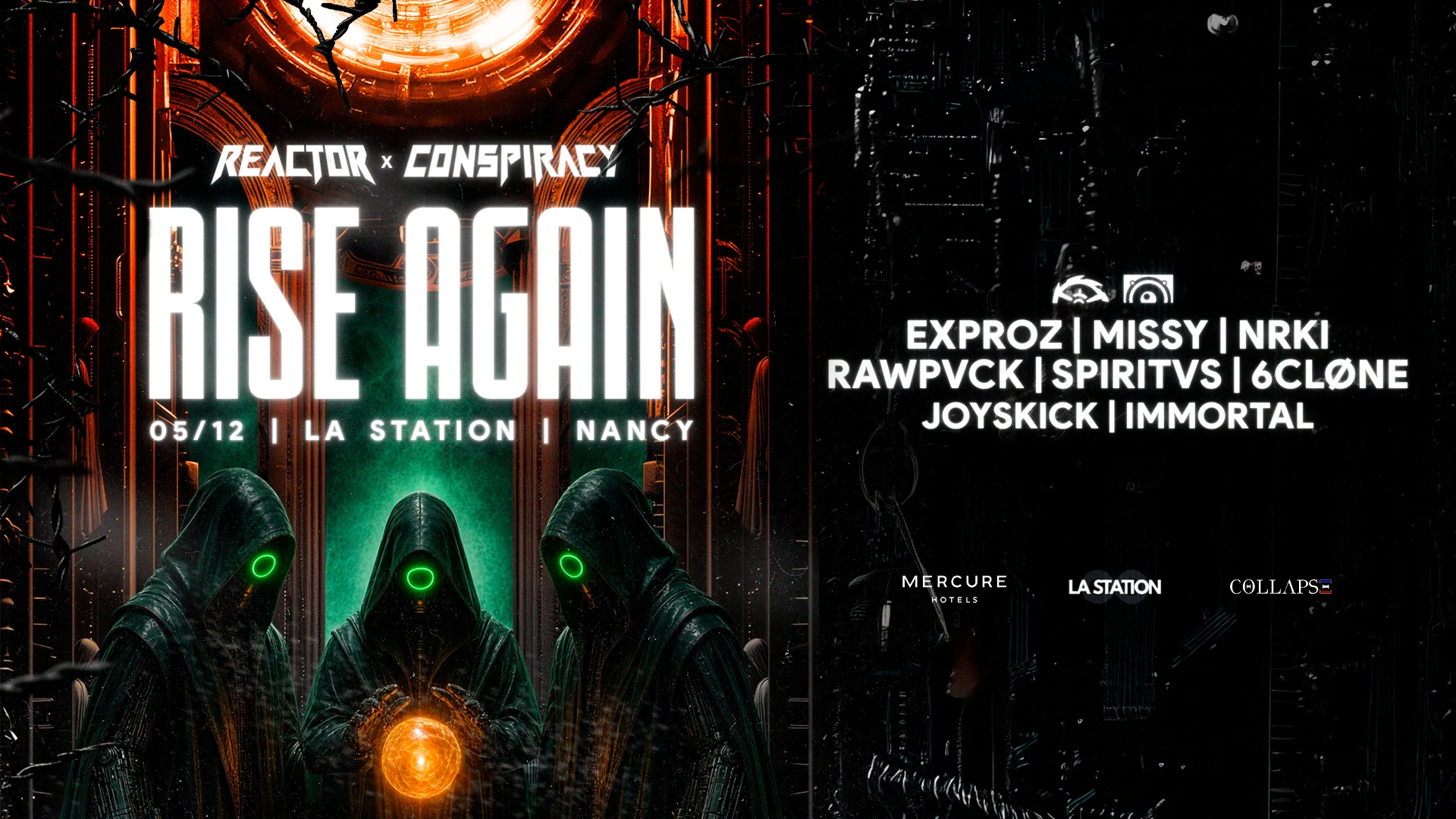 Reactor X Conspiracy - Rise Again W/ Exproz, Missy & More