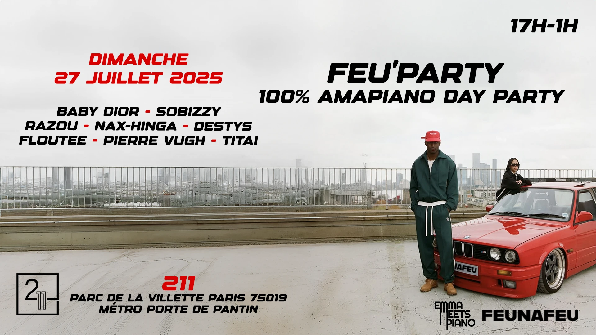 Feu'party Sunday Day Party 100% Amapiano