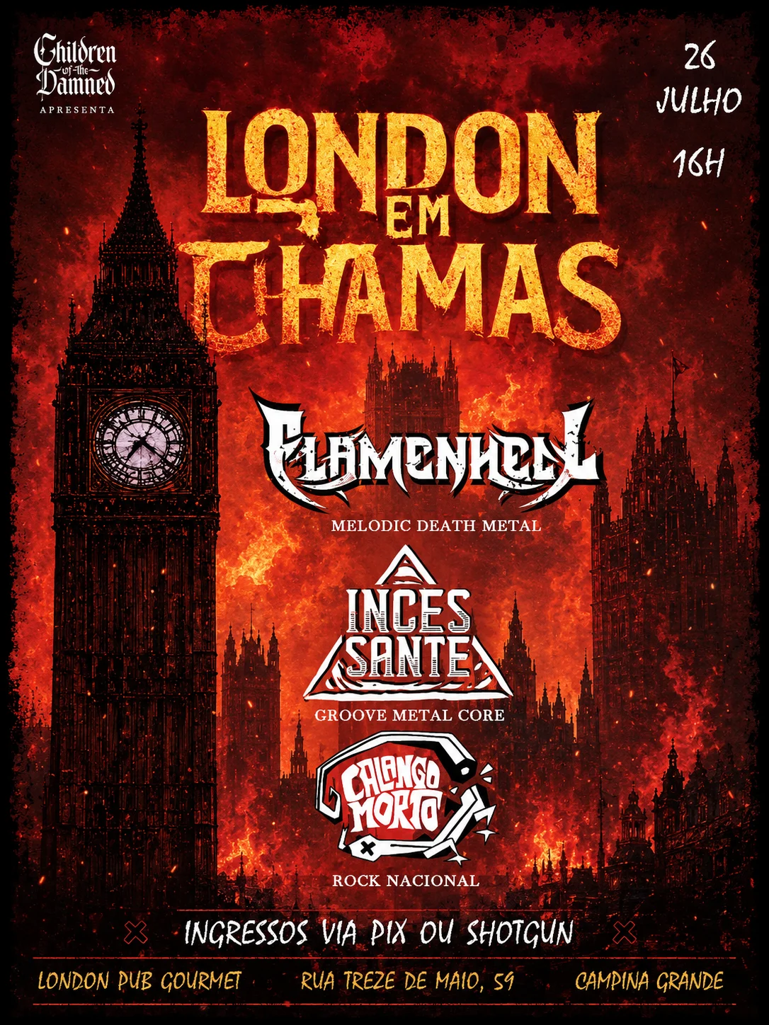 London Em Chamas - 26/07