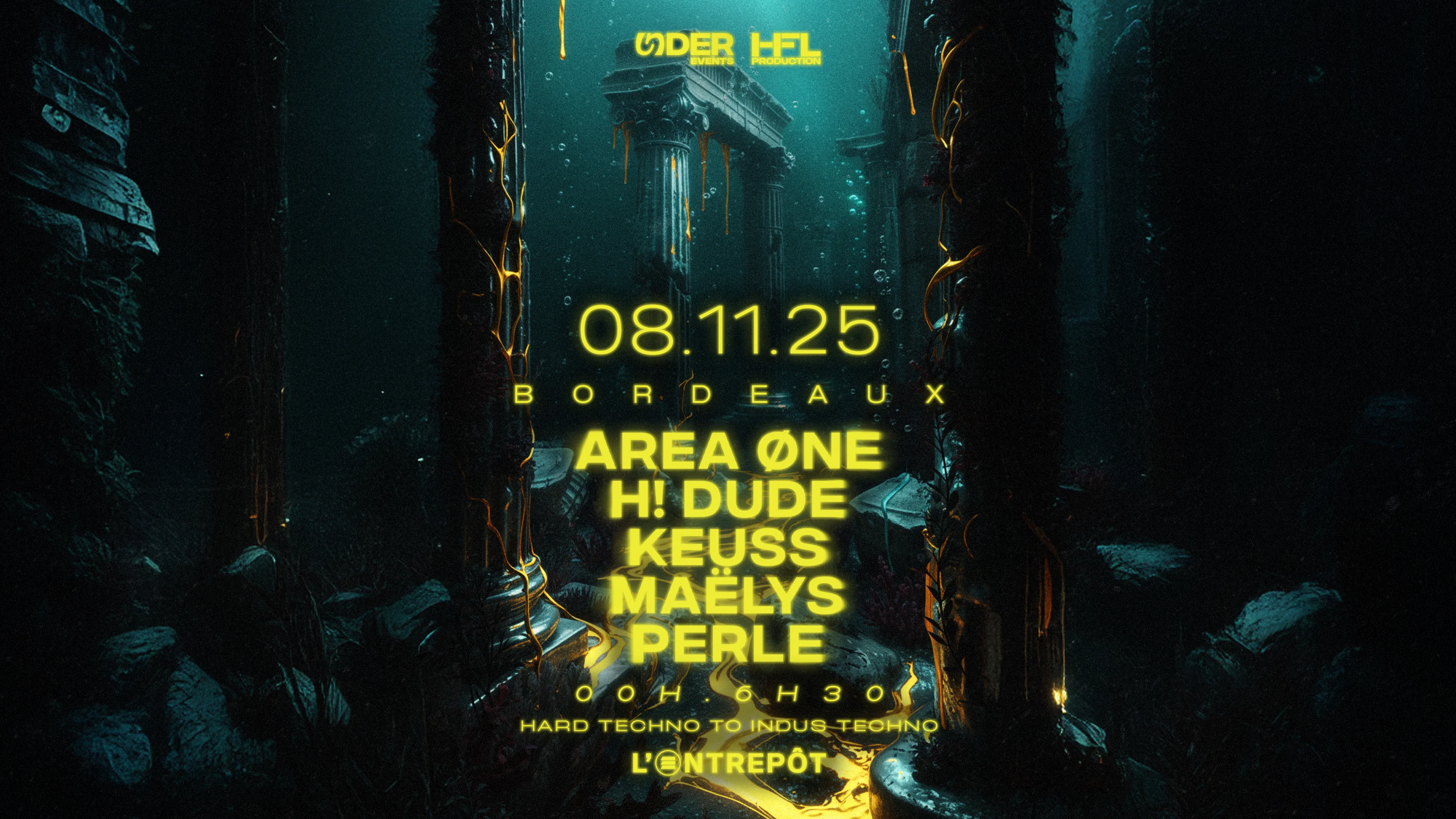 Under Events W/ H! Dude, Area Øne, Perle & More ...