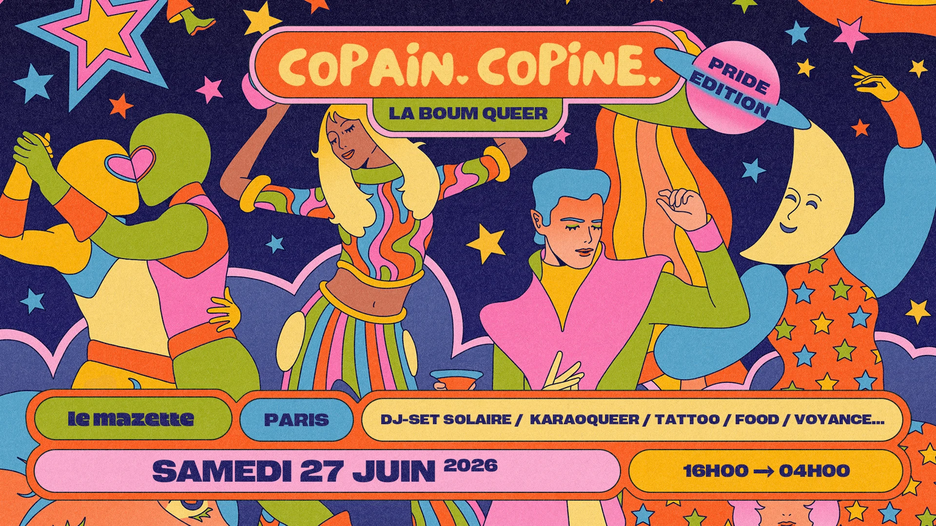 Copain-Copine, La Boum Queer - Pride Edition !