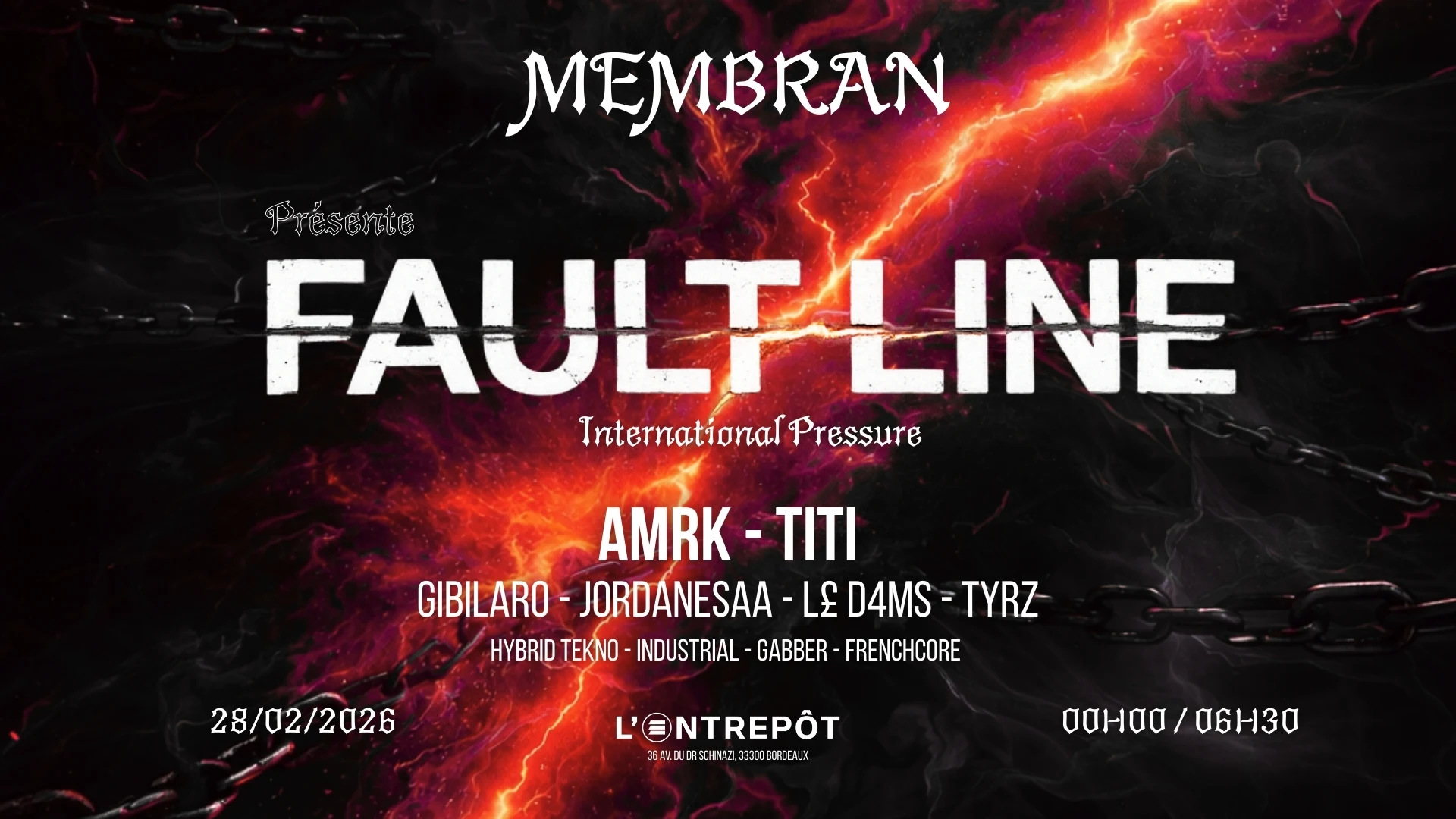 Fault Line // Amrk - Titi - Le D4ms - Jordanesaa - Gibilaro
