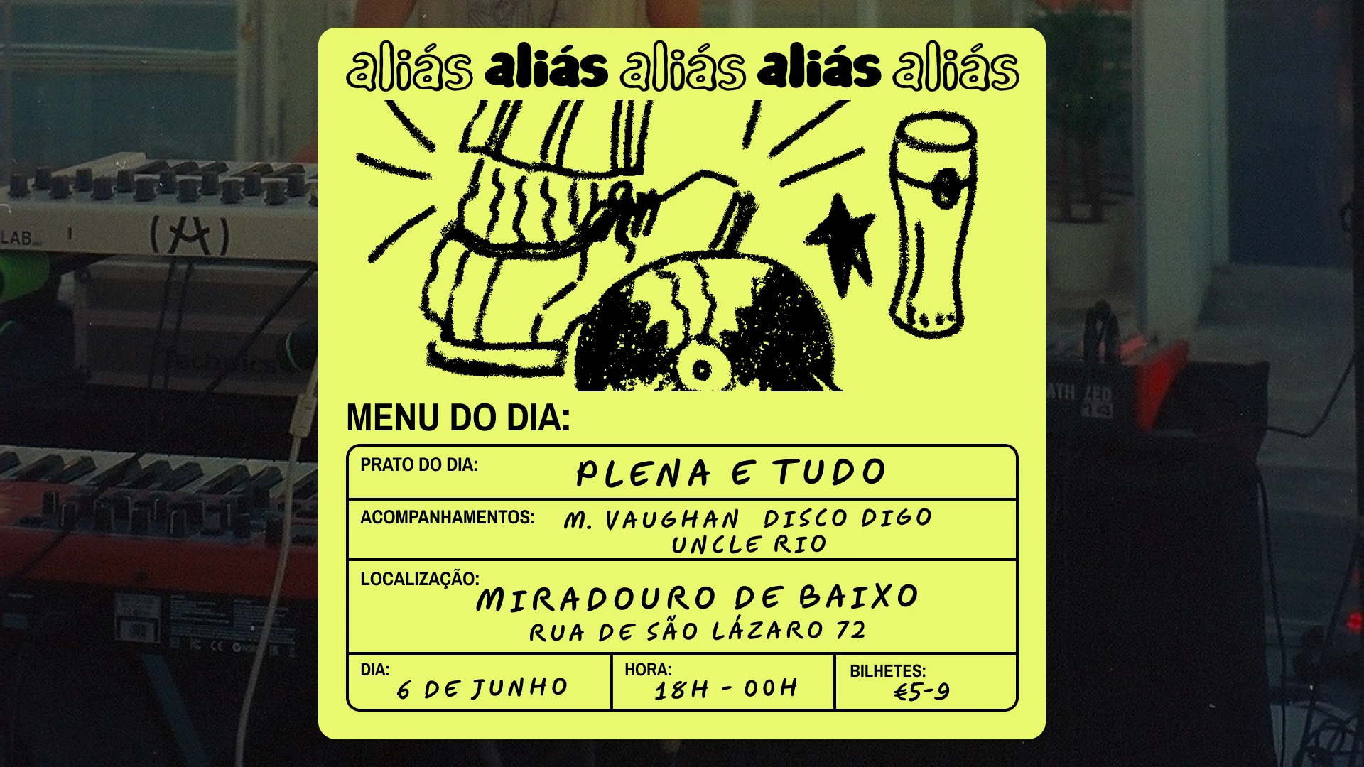 Aliás #4: (Re)Abertura C/ Plena&Tudo