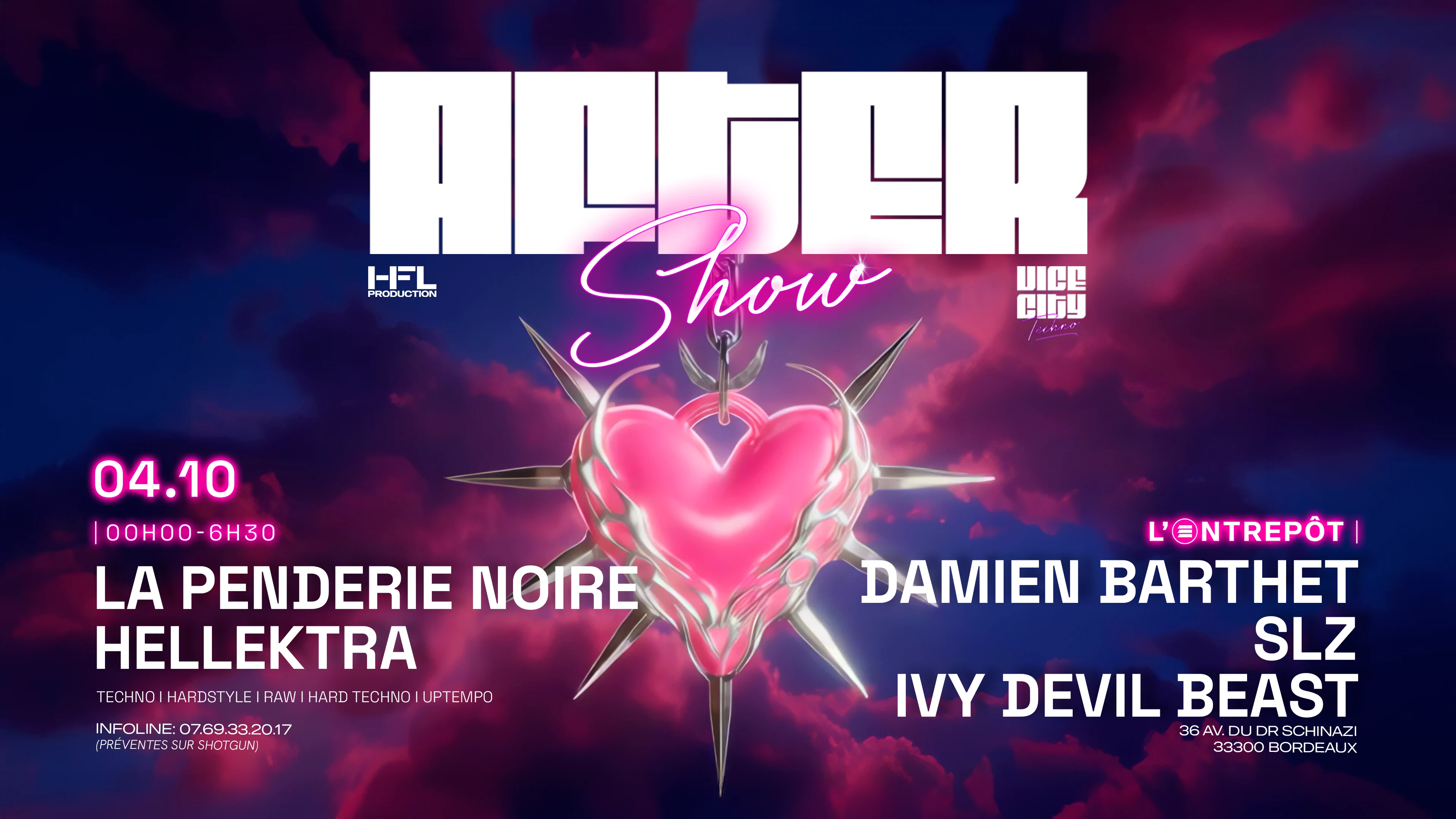 After Show W/ La Penderie Noire / Hellektra / Damien Barthet