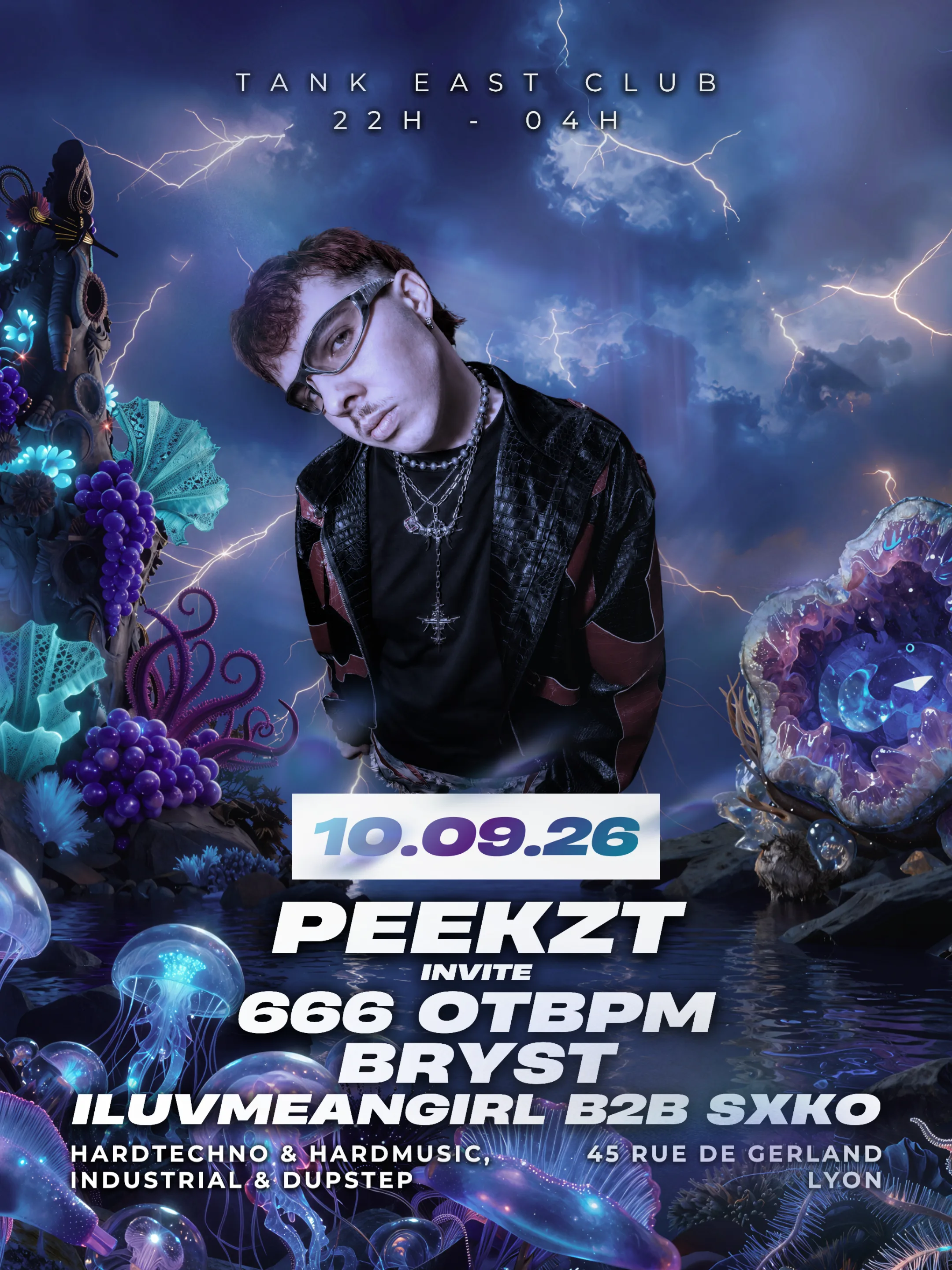 Techno Tank : Peekzt Invite 666 Otbpm, Bryst & More