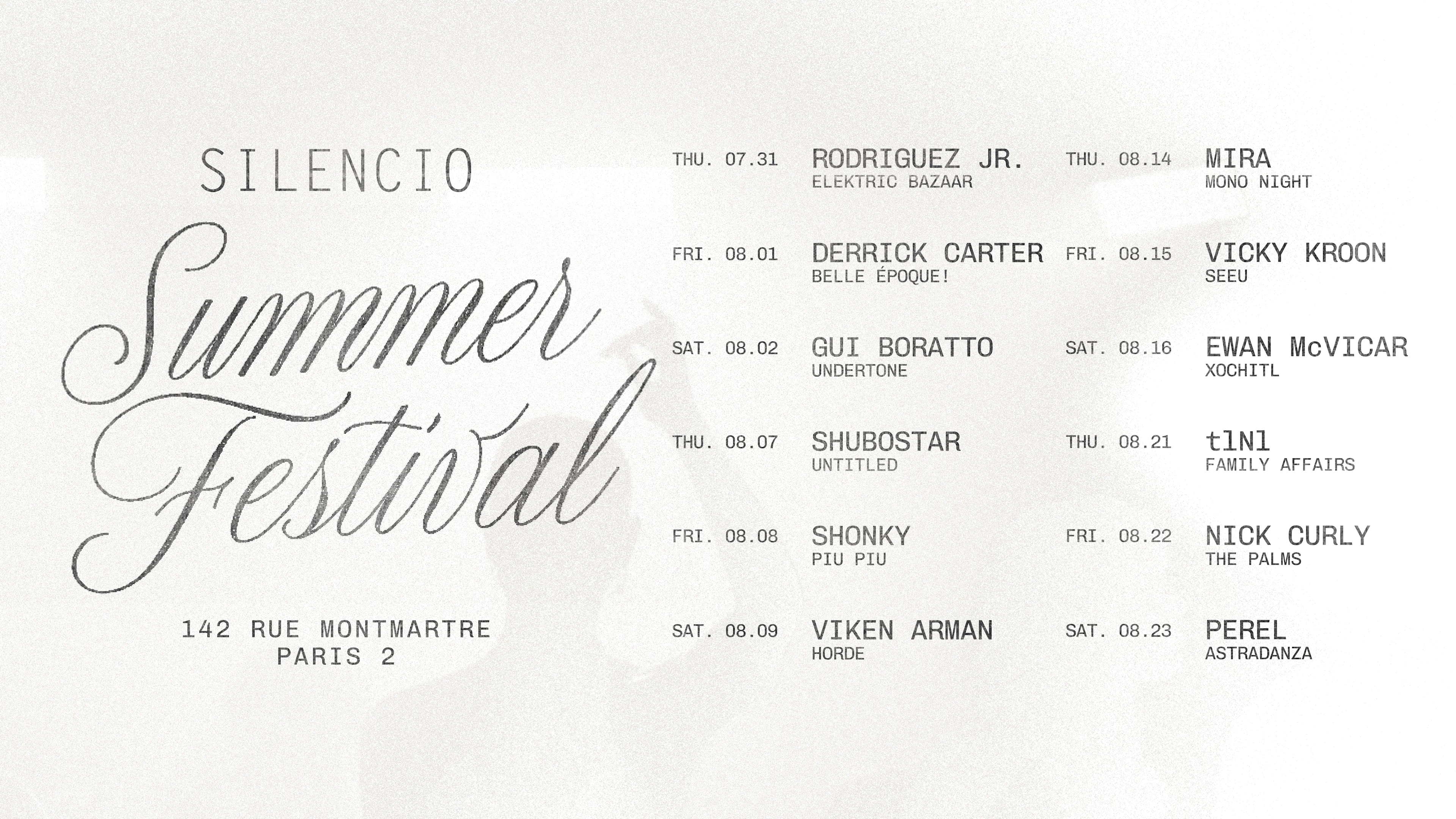 Silencio Summer Festival