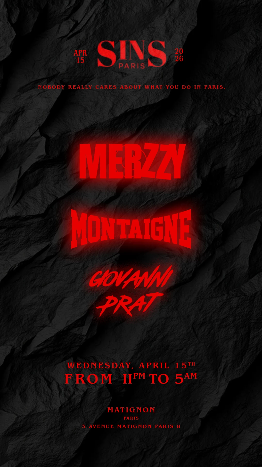 Sins Paris Matignon Merzzy