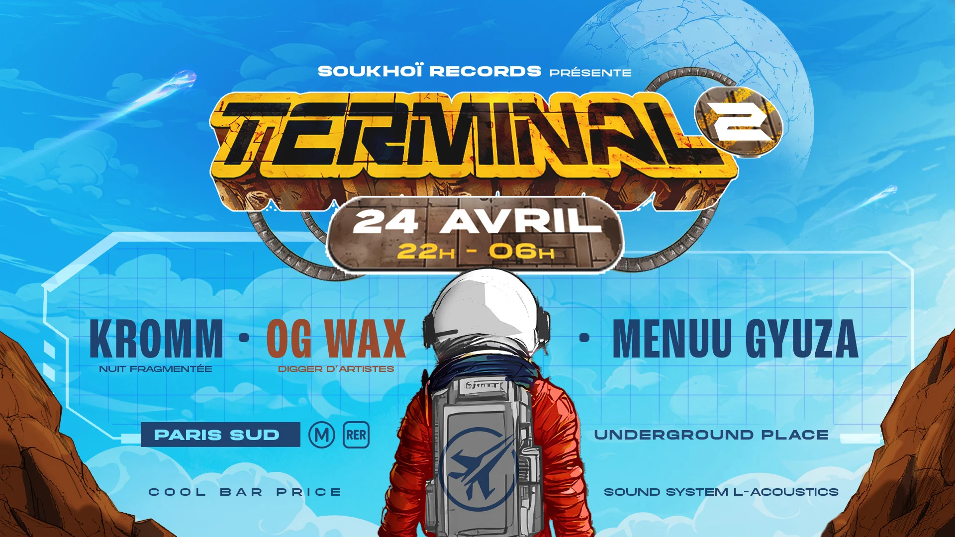 Soukhoi Records Terminal2 : Ogwax, Menuu Gyuza, Kromm