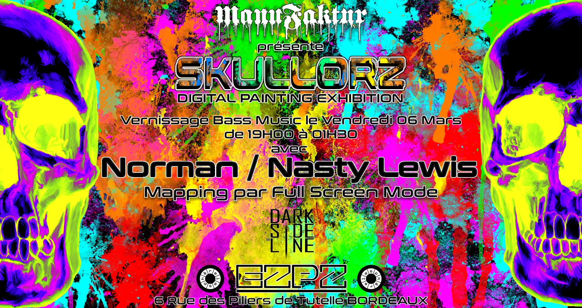 Manu Faktur Présente: Skullorz // Nasty Lewis X Norman