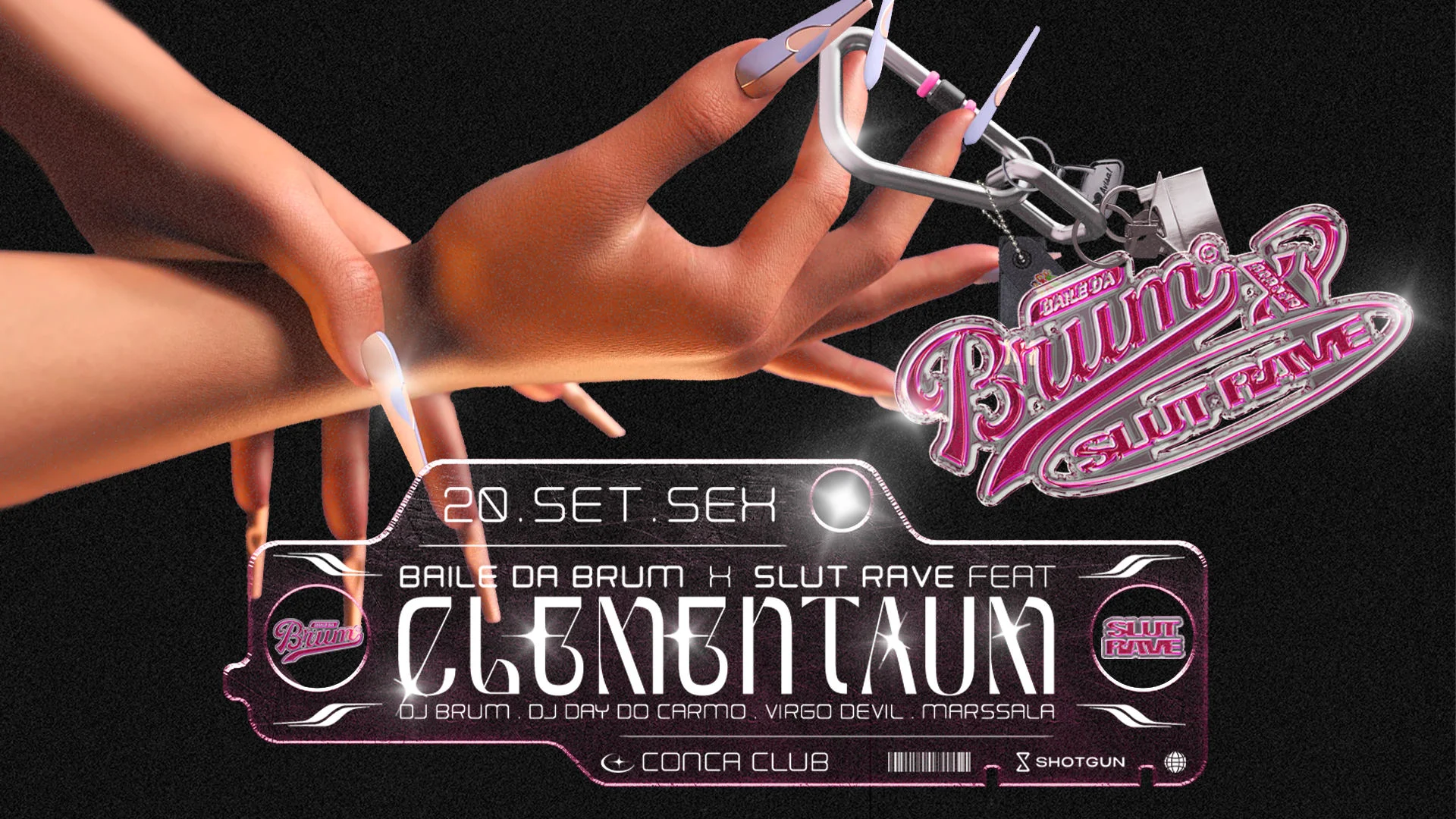 Baile Da Brum X Slut Rave Feat. Clementaum