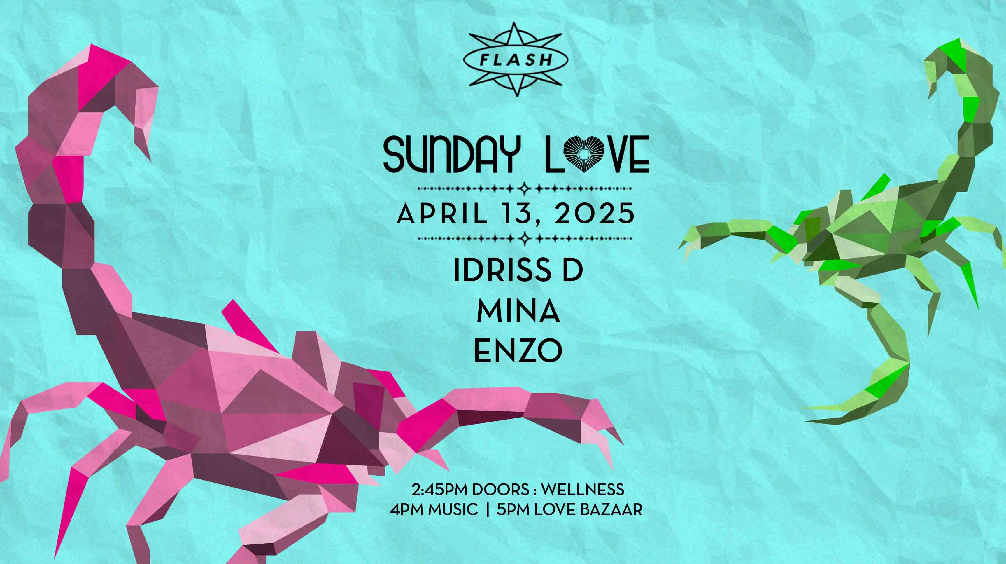 Sunday Love: Idriss D - Mina - Enzo