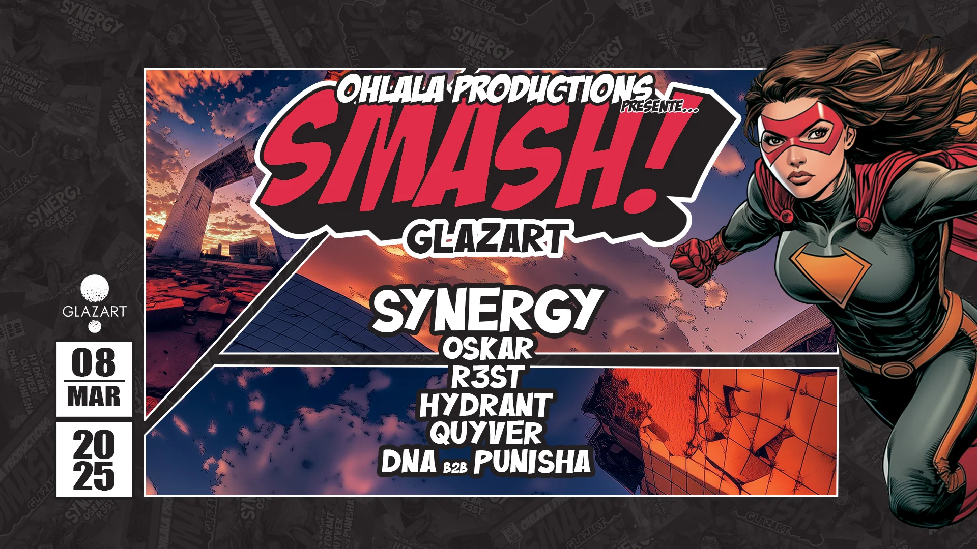 Smash #9 : Synergy - Oskar - R3st - Hydrant - Quyver & More