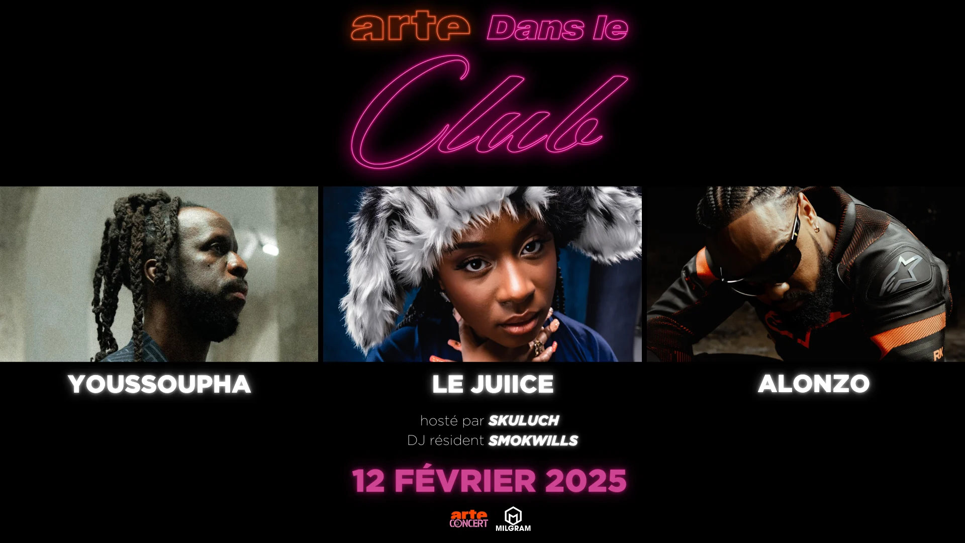 Arte Dans Le Club X Youssoupha, Le Juiice, Alonzo