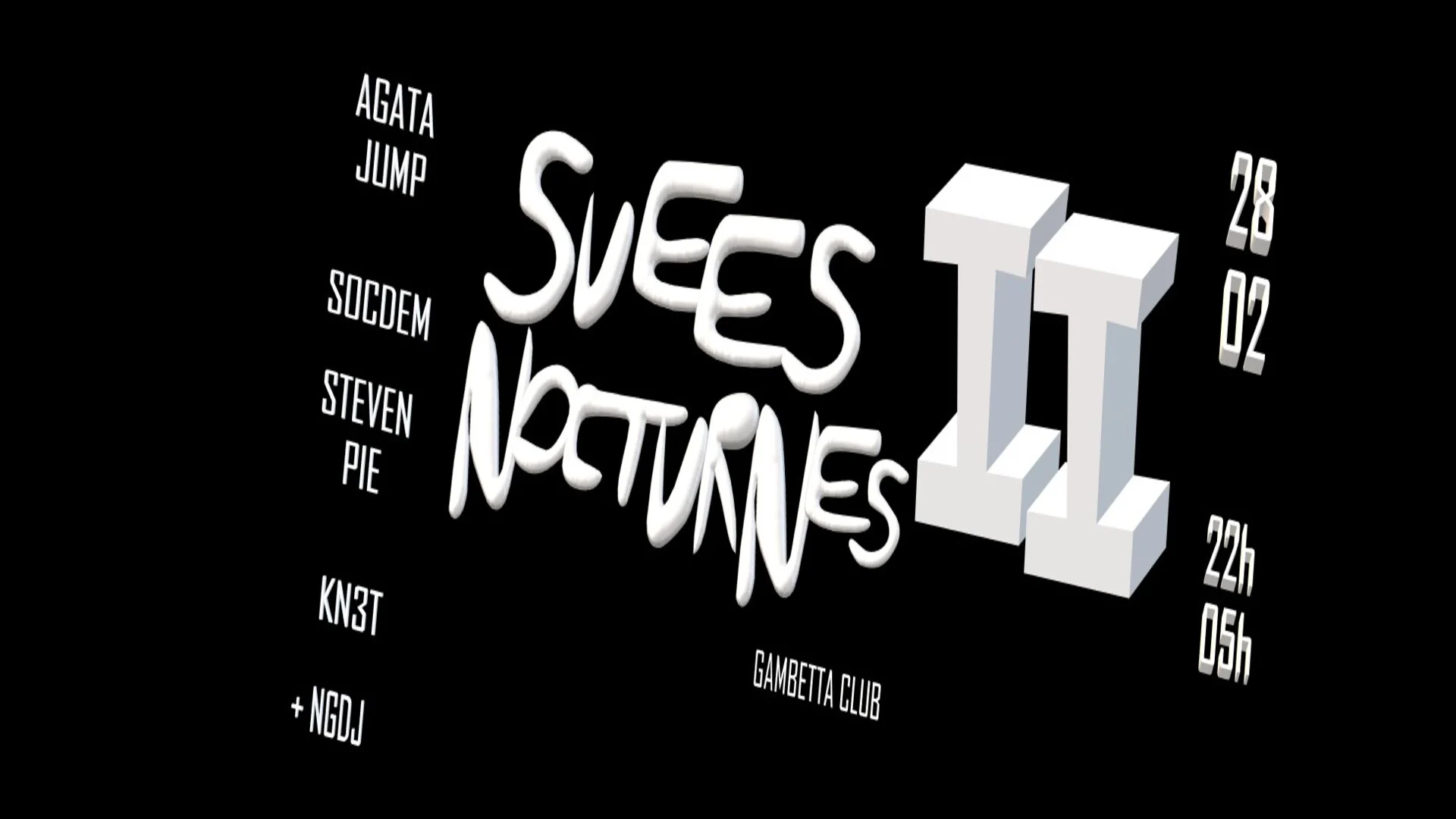 Suées Nocturnes II X Gambetta Club