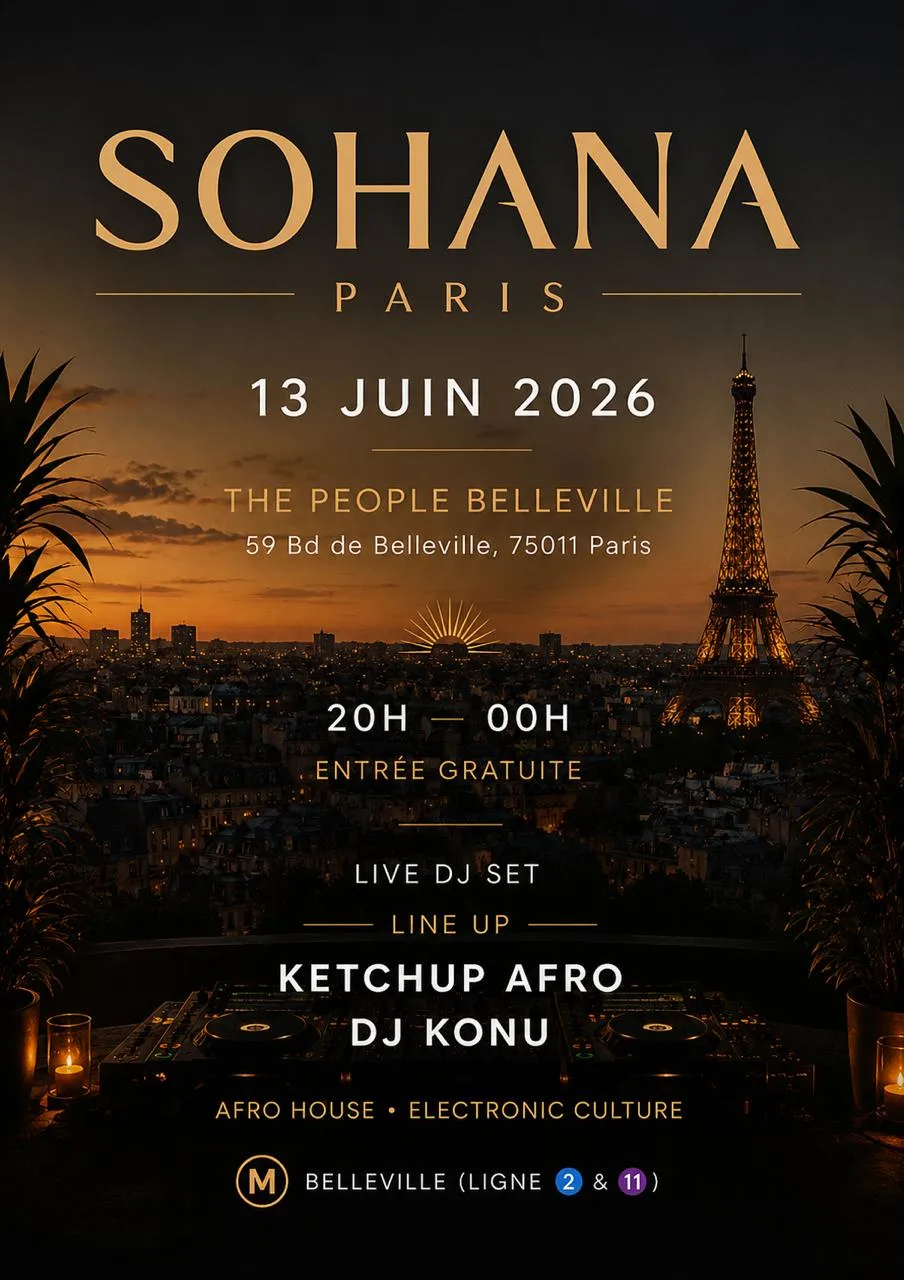 Sohana Paris Invite Dj Ketchup Afro Et Dj Konu