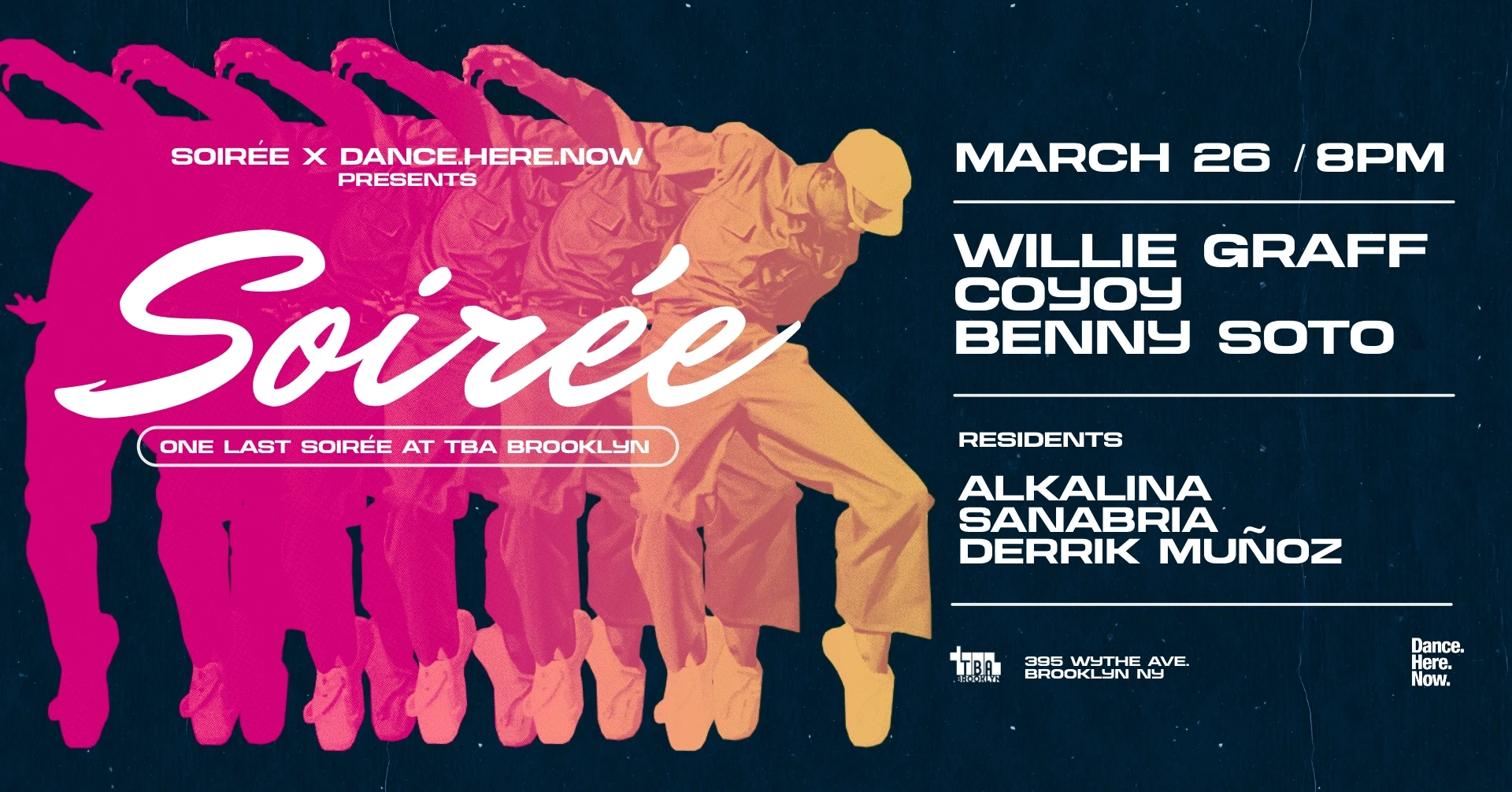 Soirée: Willie Graff, Coyoy, Benny Soto, Alkalina, Sanabria