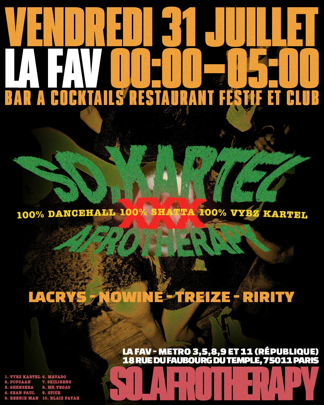So Kartel X Afrotherapy 100% Dancehall Shatta Vybz Kartel