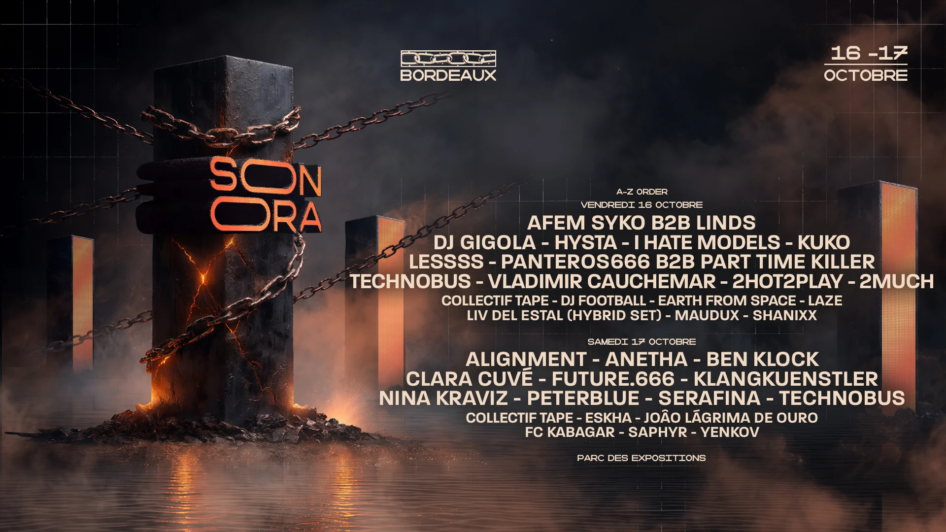 Sonora Bordeaux : 16-17 Octobre