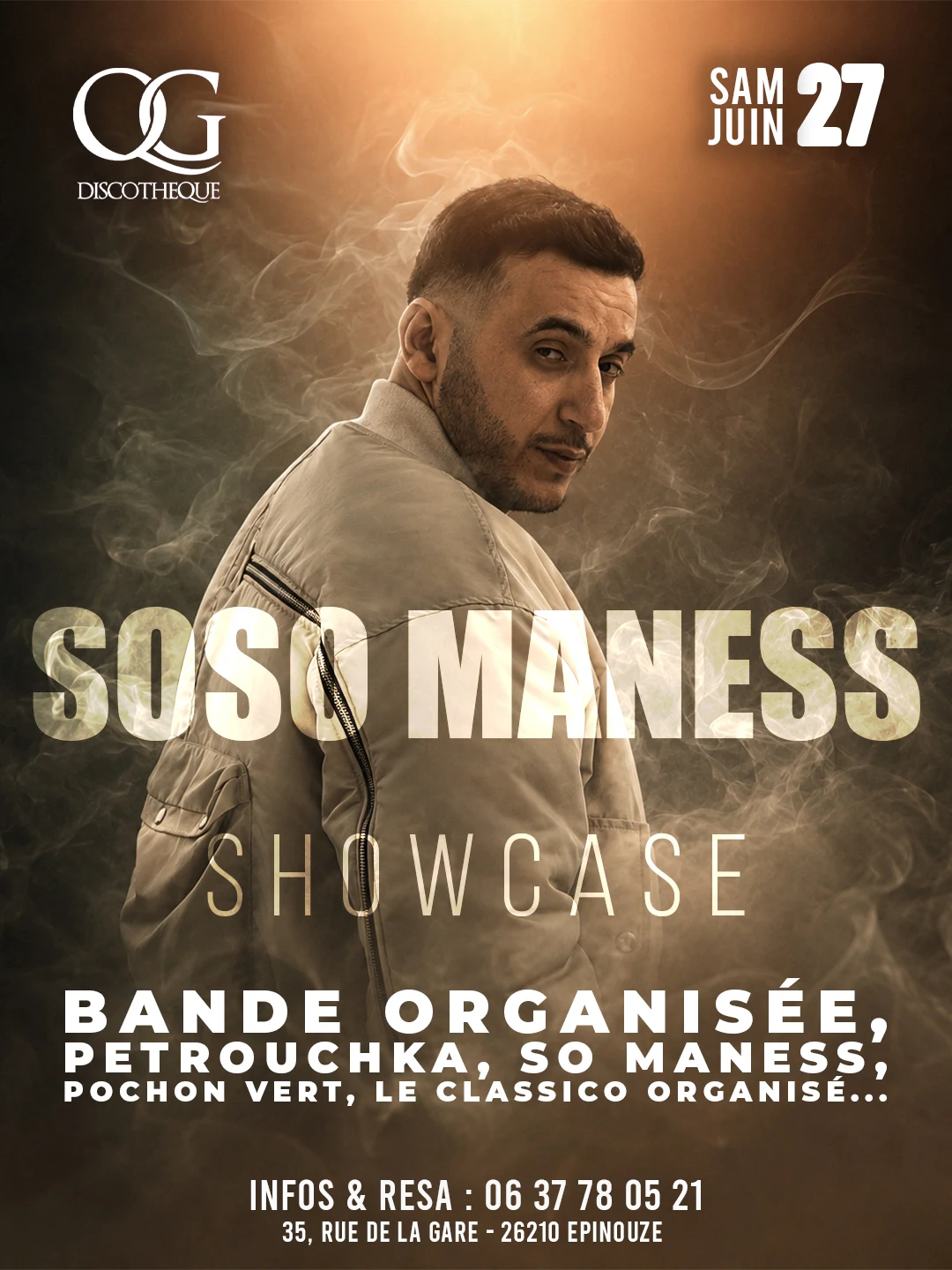 Showcase Soso Maness / Qg Discothèque