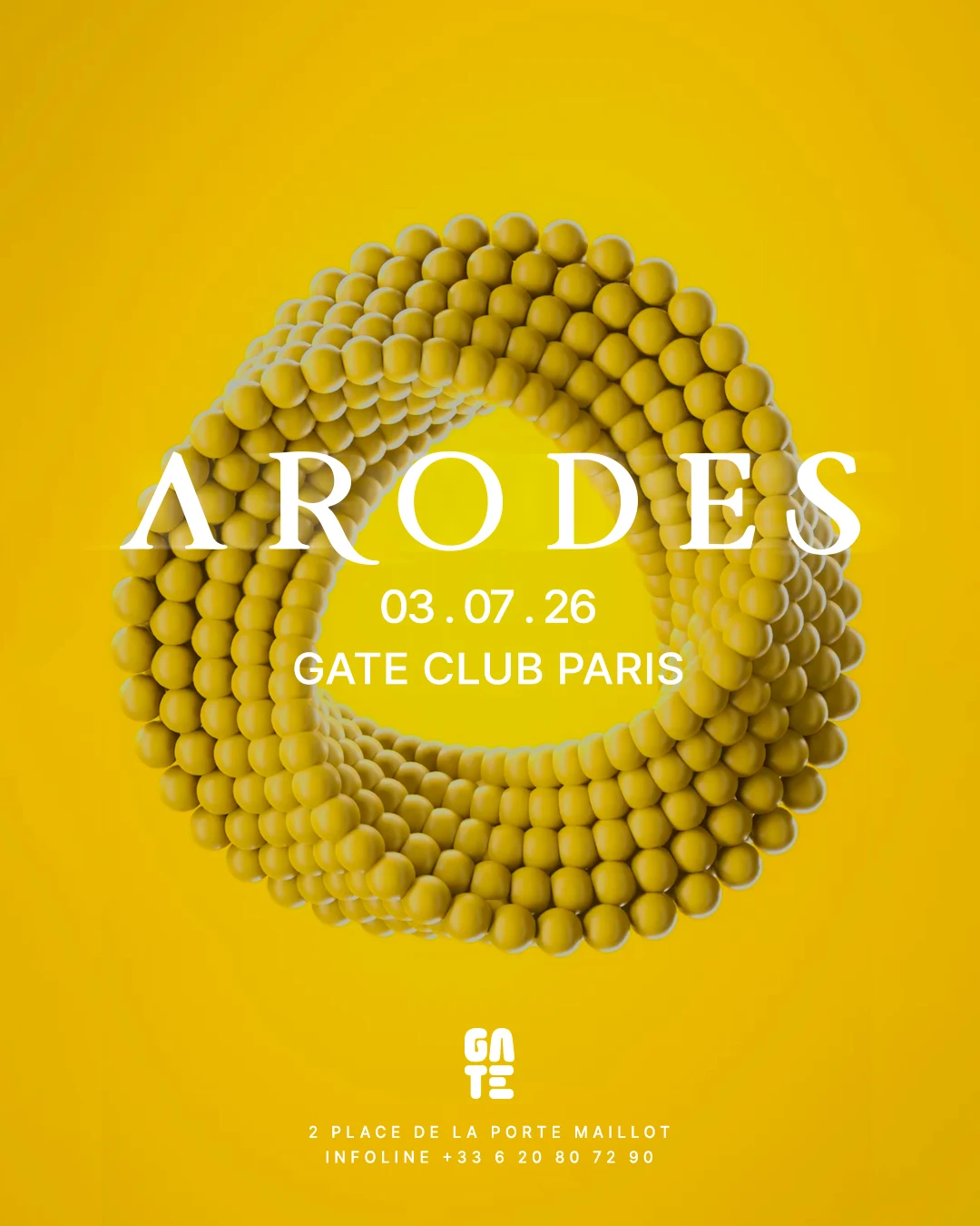Arodes At Gate Club Paris