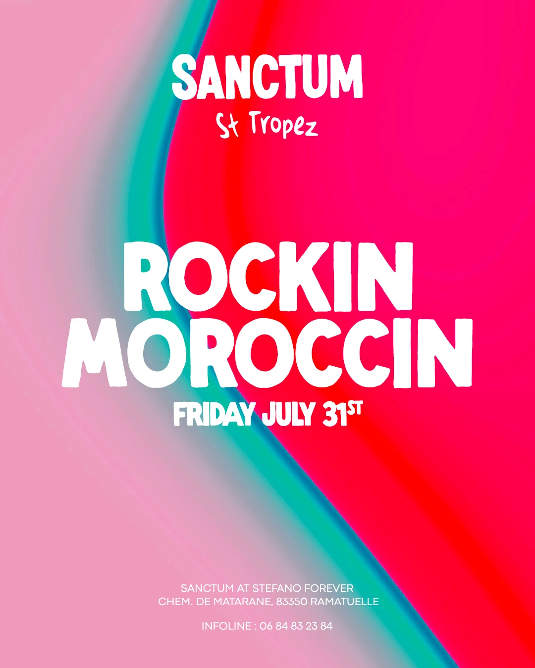 Rockin Moroccin At Sanctum St-Tropez
