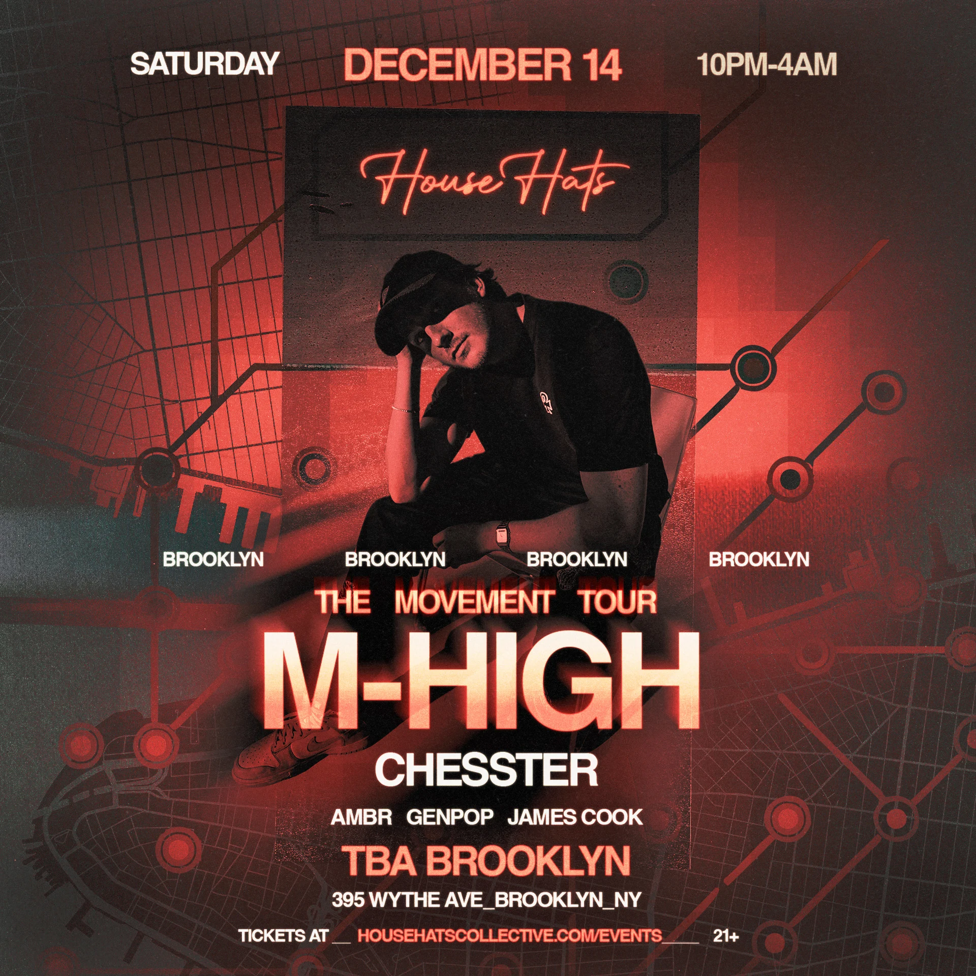 House Hats: M-High (The Movement Tour)