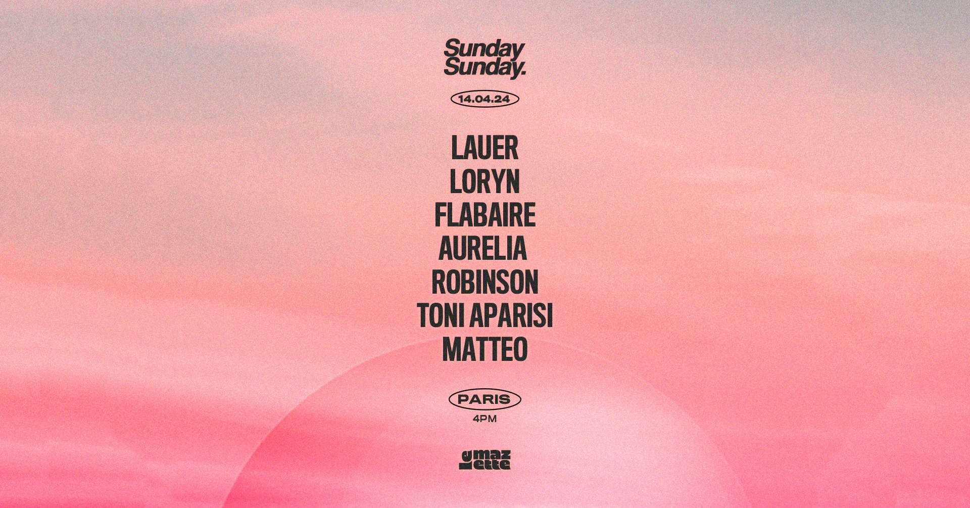 Sunday Sunday W/ Lauer, Flabaire, Loryn & More