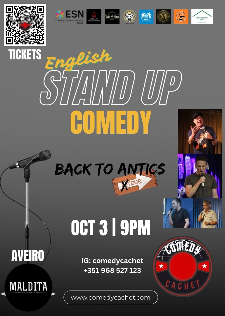 Stand Up Comedy - Back To Antics Tour - Live In Aveiro