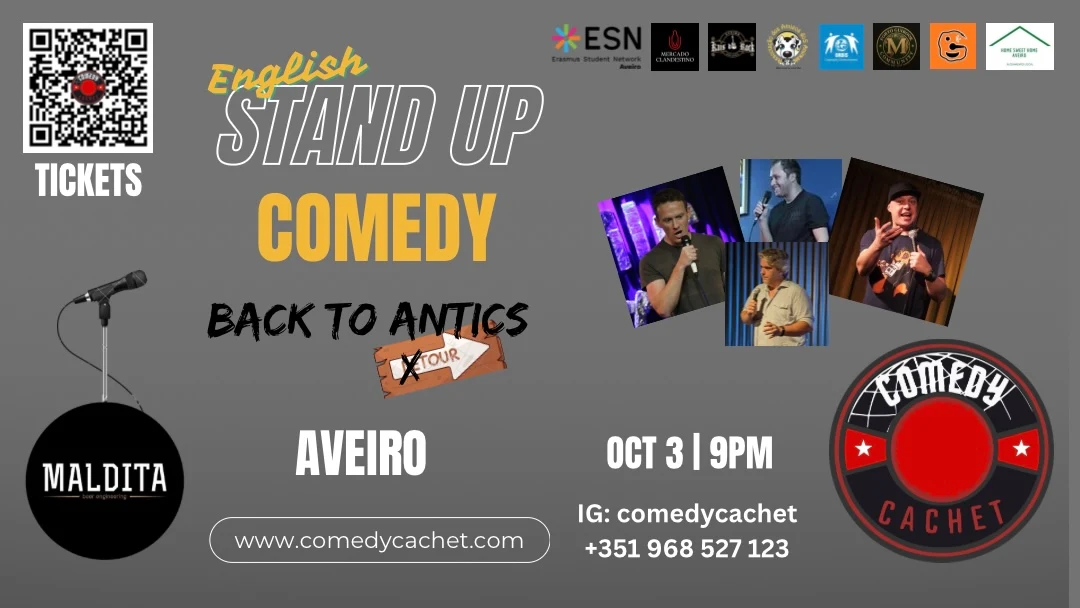 Stand Up Comedy - Back To Antics Tour - Live In Aveiro