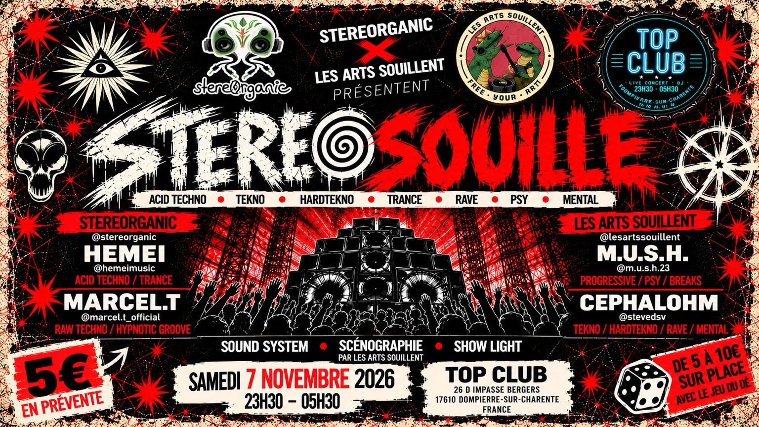 Stereosouille - Stereorganic × Les Arts Souillent