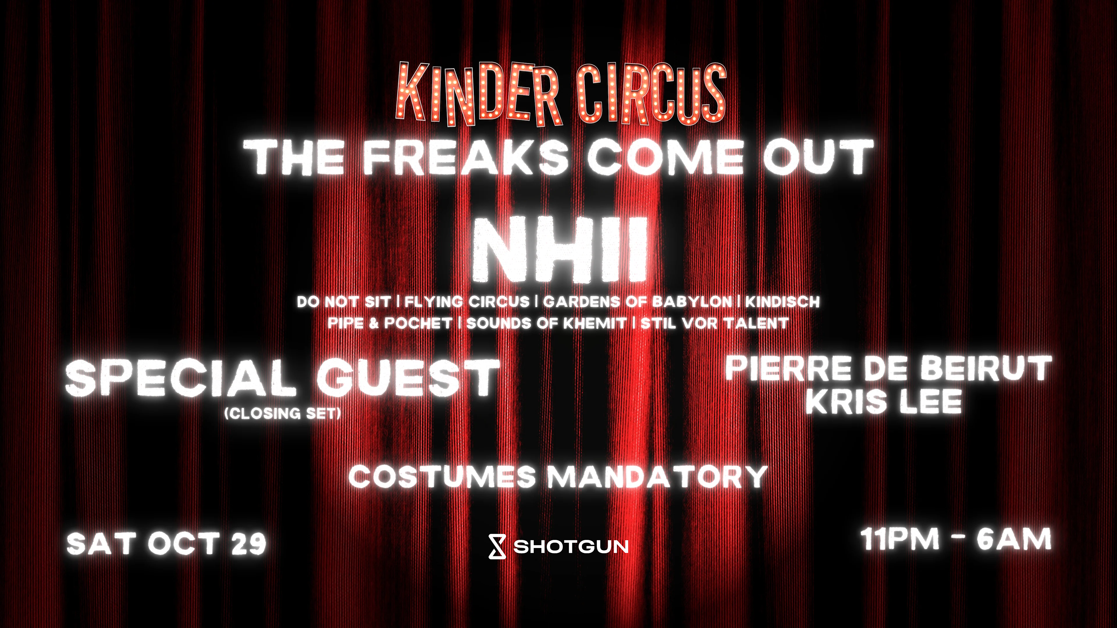 Kinder Circus Halloween - The Freaks Come Out