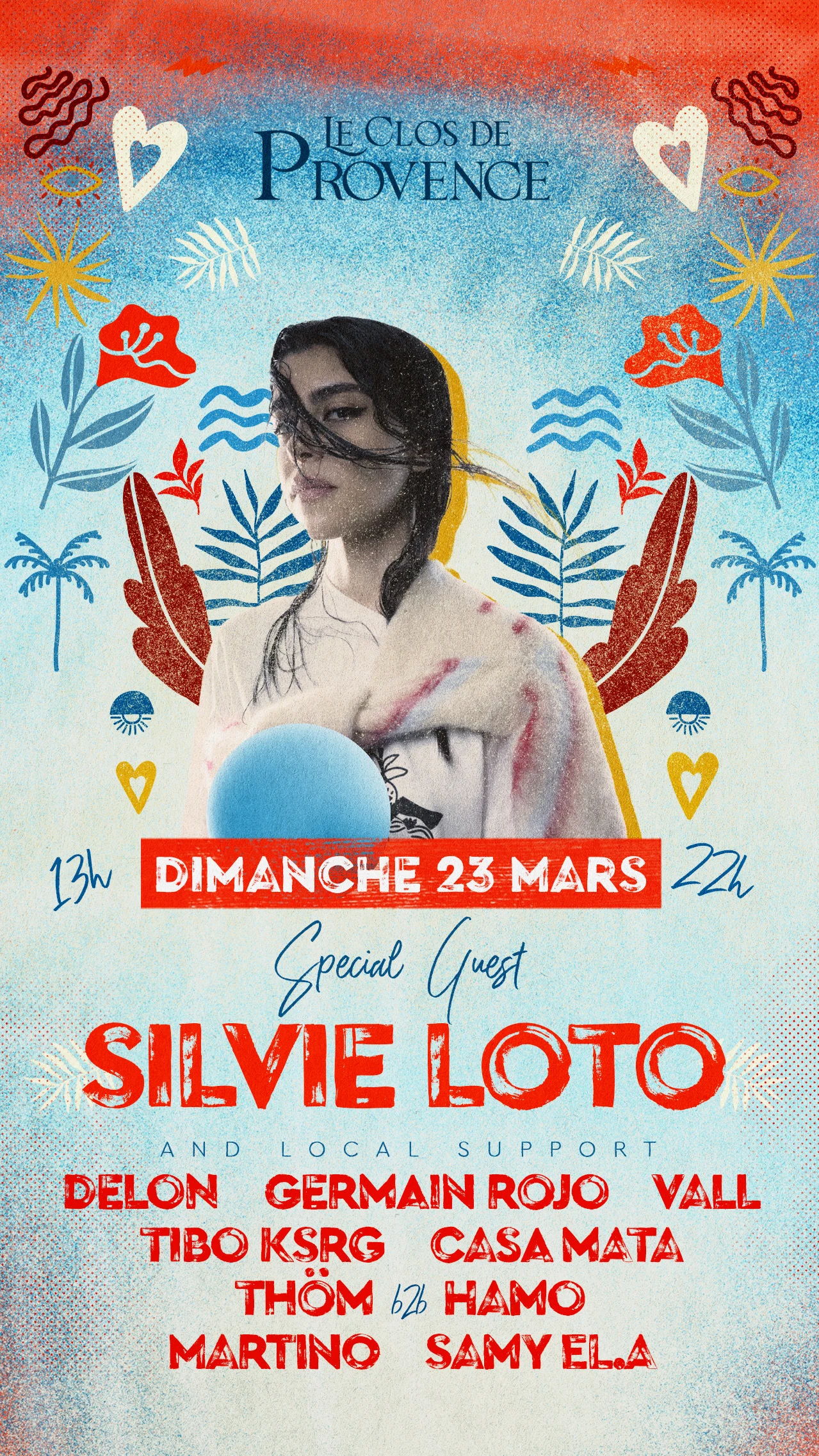 Dim 23 Mars I Silvie Loto & More  13h - 22h @Closdeprovence
